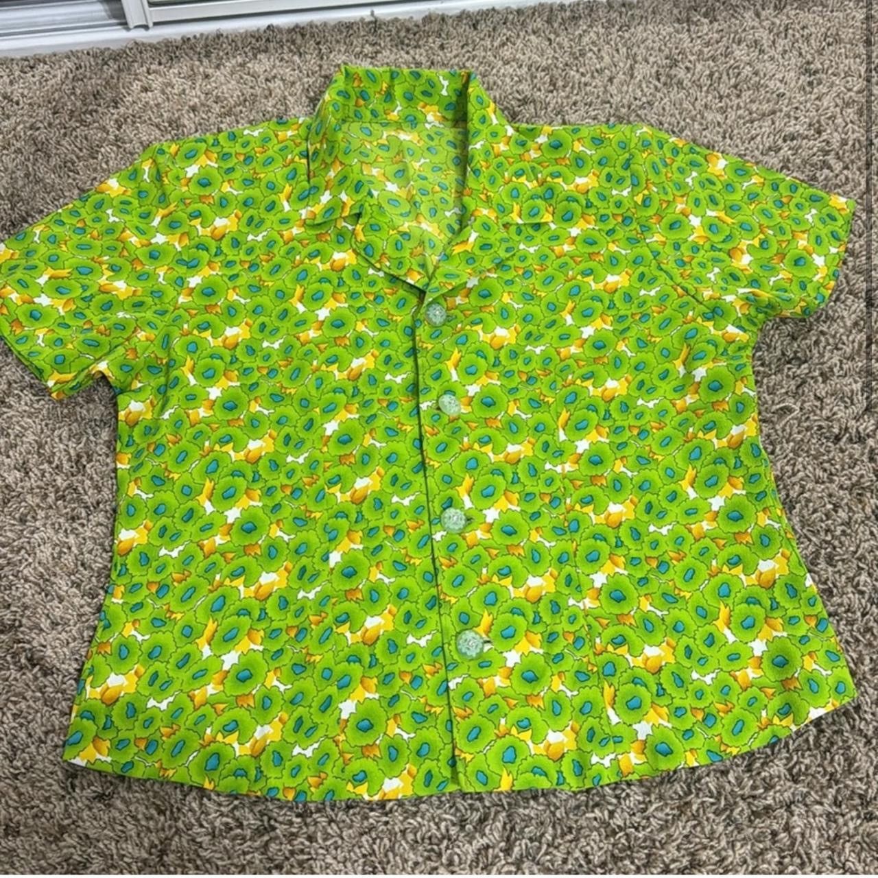 Vintage Vintage Floral Button Down Size S / US 4 / IT 40 - 2 Thumbnail