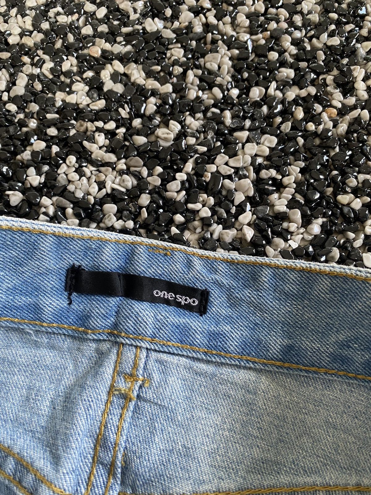 If Six Was Nine INSANE🔥ONE SPO JAPAN DISTRESS RIPS ZIPPER LEG DENIM JEANS Size 25" / US 0 / IT 36 - 8 Thumbnail