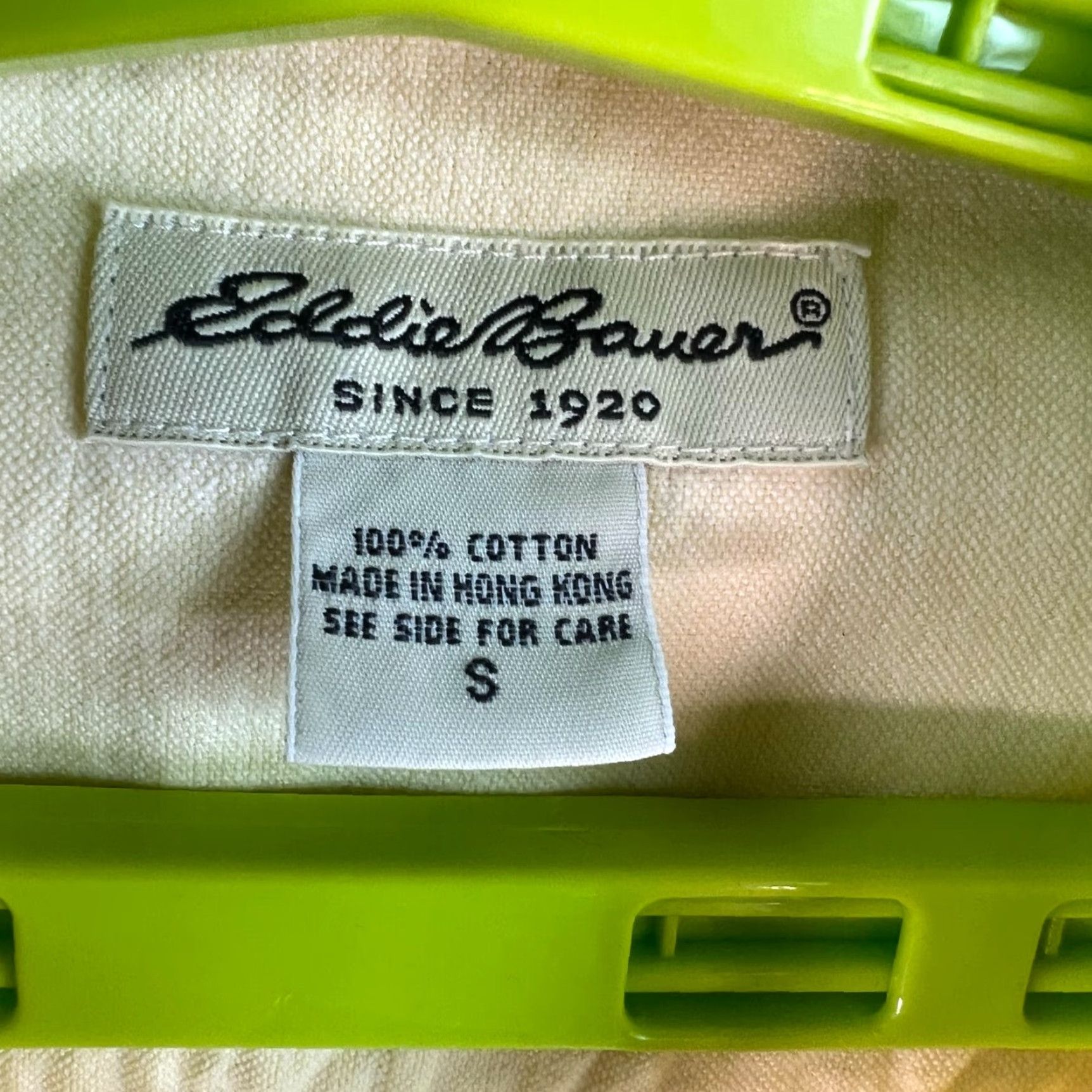 Eddie Bauer VINTAGE Eddie Bauer Button Up Blouse Shirt Long Sleeve Yellow Striped Size S Womens Size S / US 4 / IT 40 - 3 Thumbnail