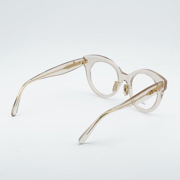 Loewe Loewe LW50074F 057 Eyeglasses Transparent Brown 50mm Cat Eye Size ONE SIZE - 9 Thumbnail