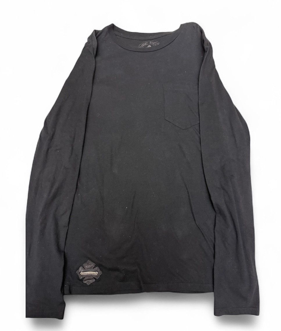 Chrome Hearts Chrome Hearts Black Long Sleeve Leather Patch w/ Hardware Size US M / EU 48-50 / 2 - 1 Thumbnail