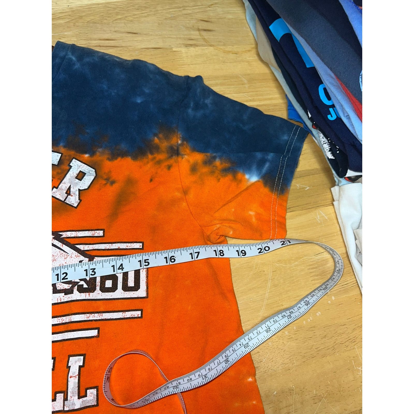 NFL NFL Denver Broncos Shirt Tie Dye Blue Orange Football Tee M Size US M / EU 48-50 / 2 - 8 Thumbnail