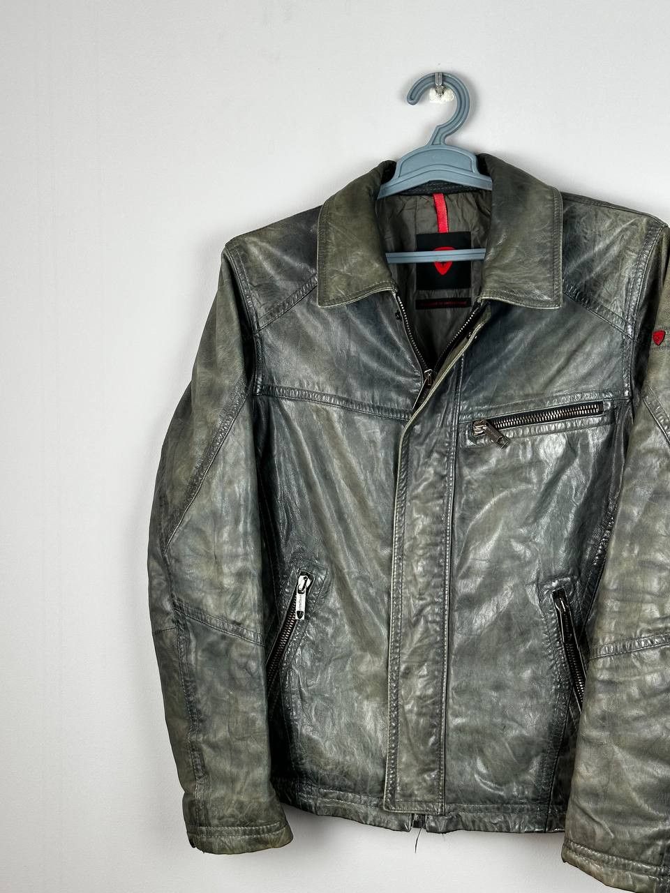 Strellson Strellson Nappa Goat Leather Aviator Jacket Size US M / EU 48-50 / 2 - 3 Thumbnail