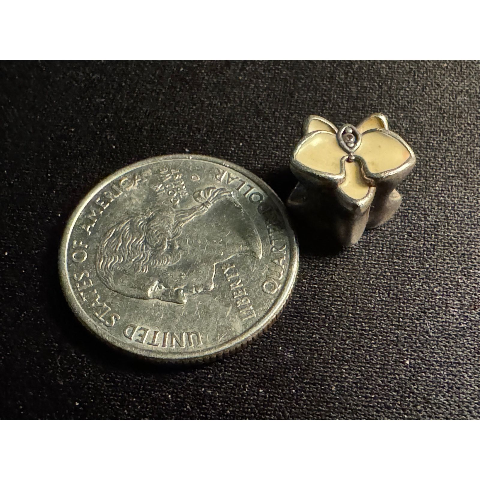 pandora 925 Sterling Silver ALE Pandora Butterfly Charm Size ONE SIZE - 3 Thumbnail