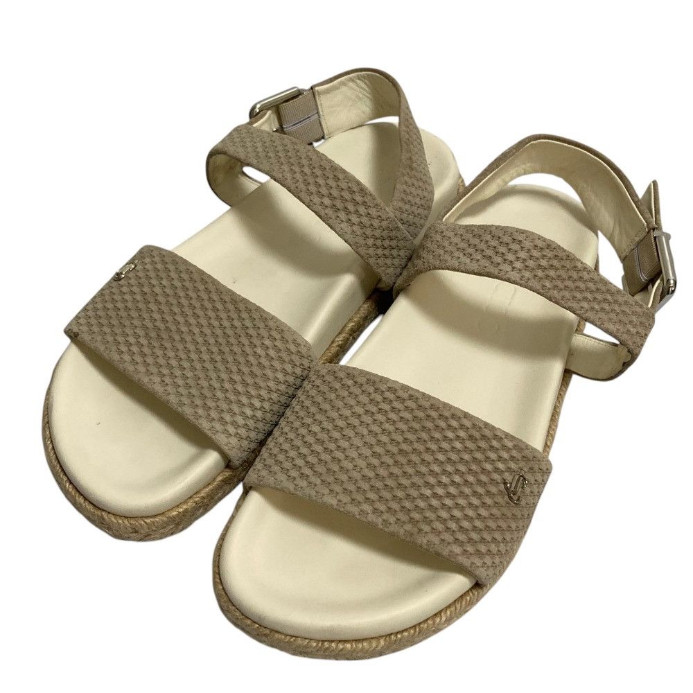 Jimmy Choo Jimmy Choo Jimmy Choo Leather Flat Sandals Leather Shoes DUTY FREE for USA Size ONE SIZE - 1 Thumbnail
