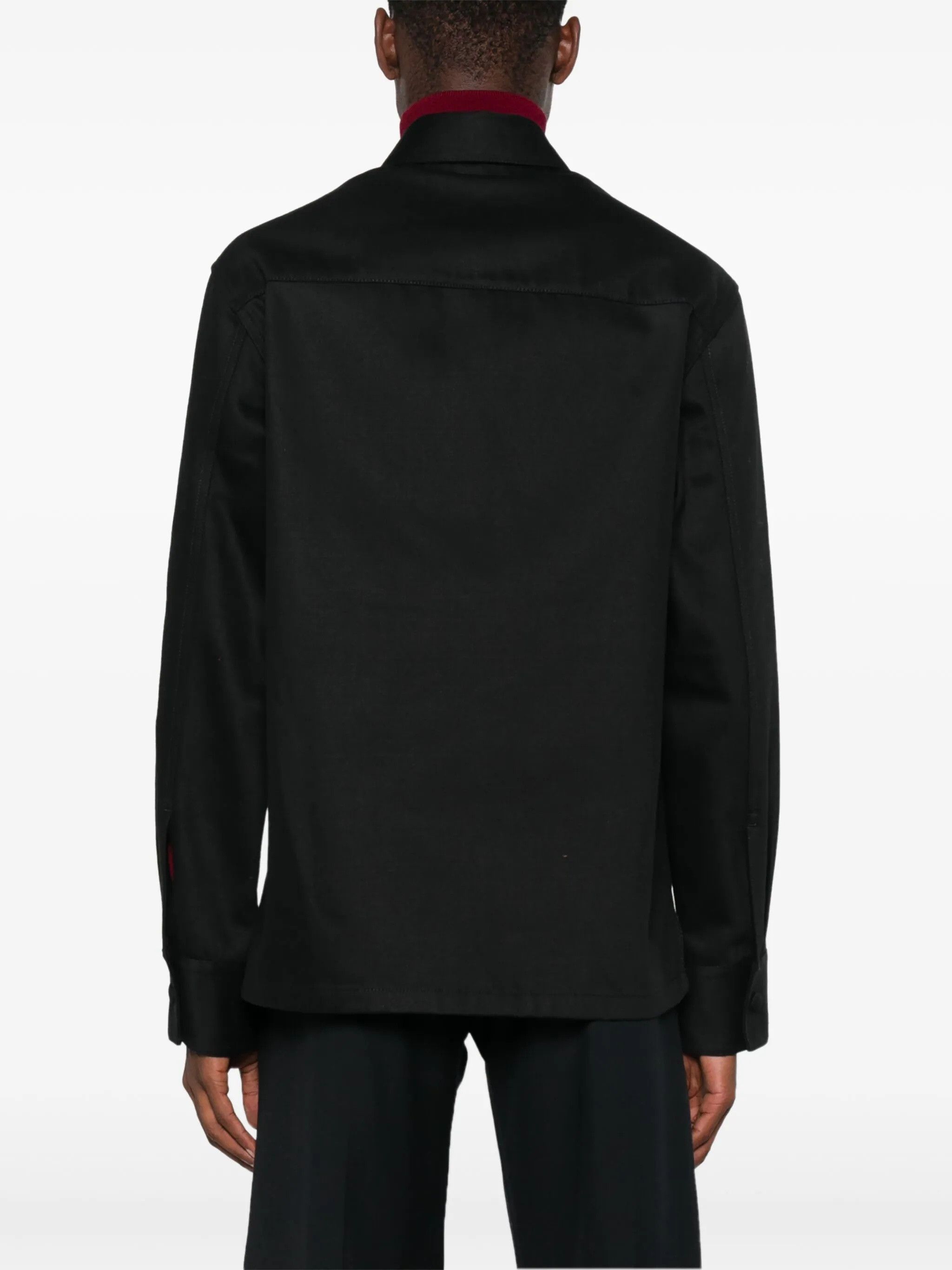 Jil Sander o1w1db10825 Denim Shirt in Black Size US S / EU 44-46 / 1 - 4 Thumbnail