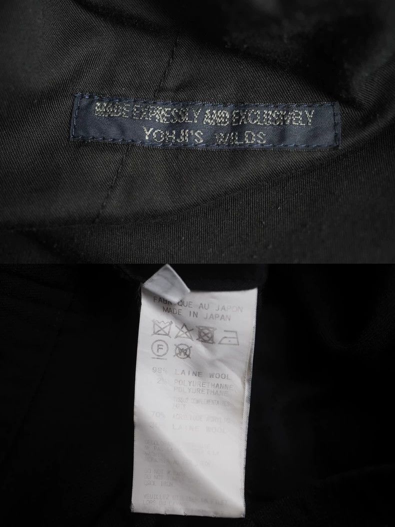 Yohji Yamamoto yohji yamamoto Size 1 Black wool trousers 2503-Nextarrow Size US 33 - 7 Thumbnail