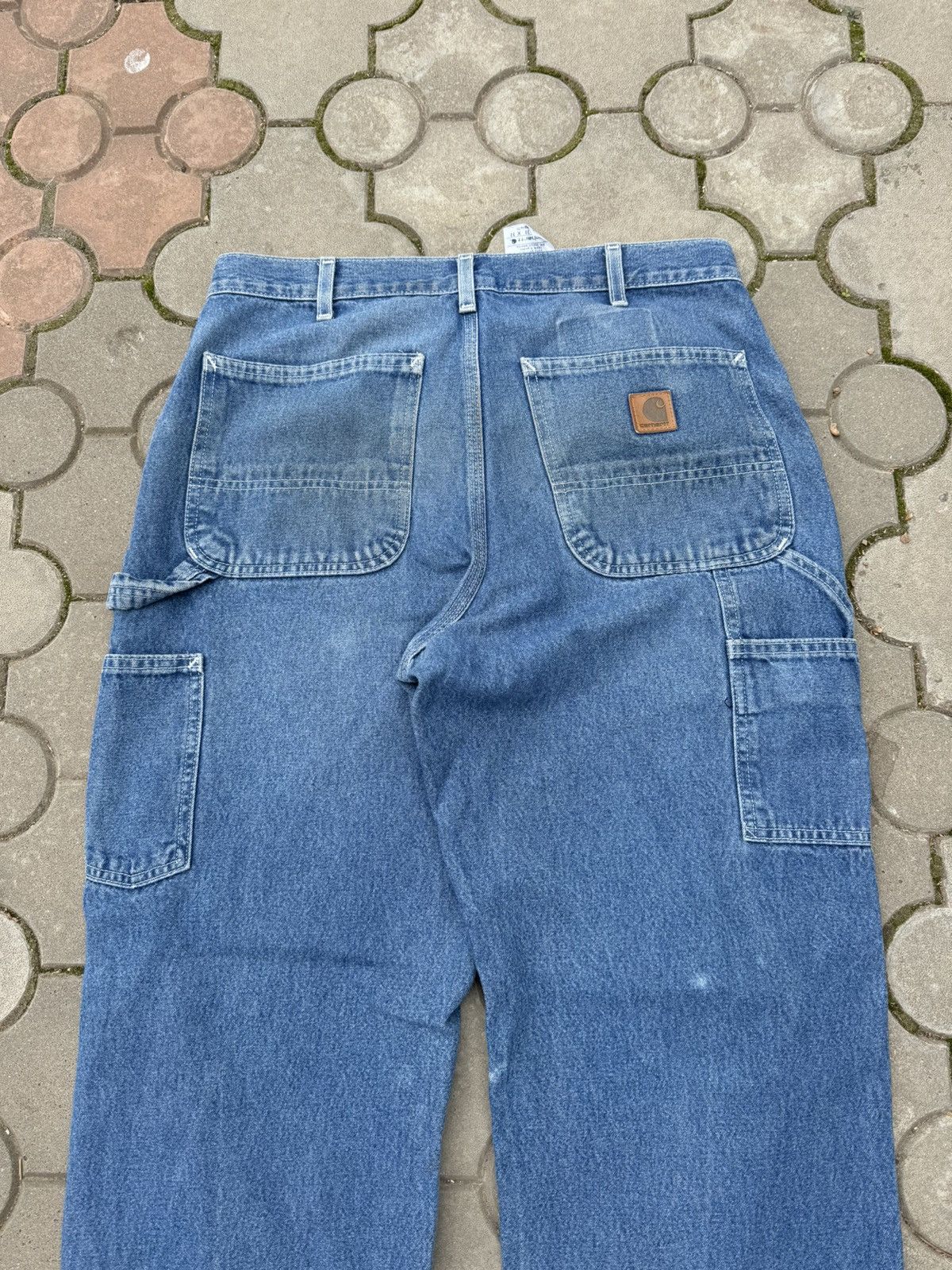 Carhartt × Carhartt Wip × Vintage Vintage Distressed Carhartt Carpenter Work Pant USA Size US 32 / EU 48 - 4 Thumbnail