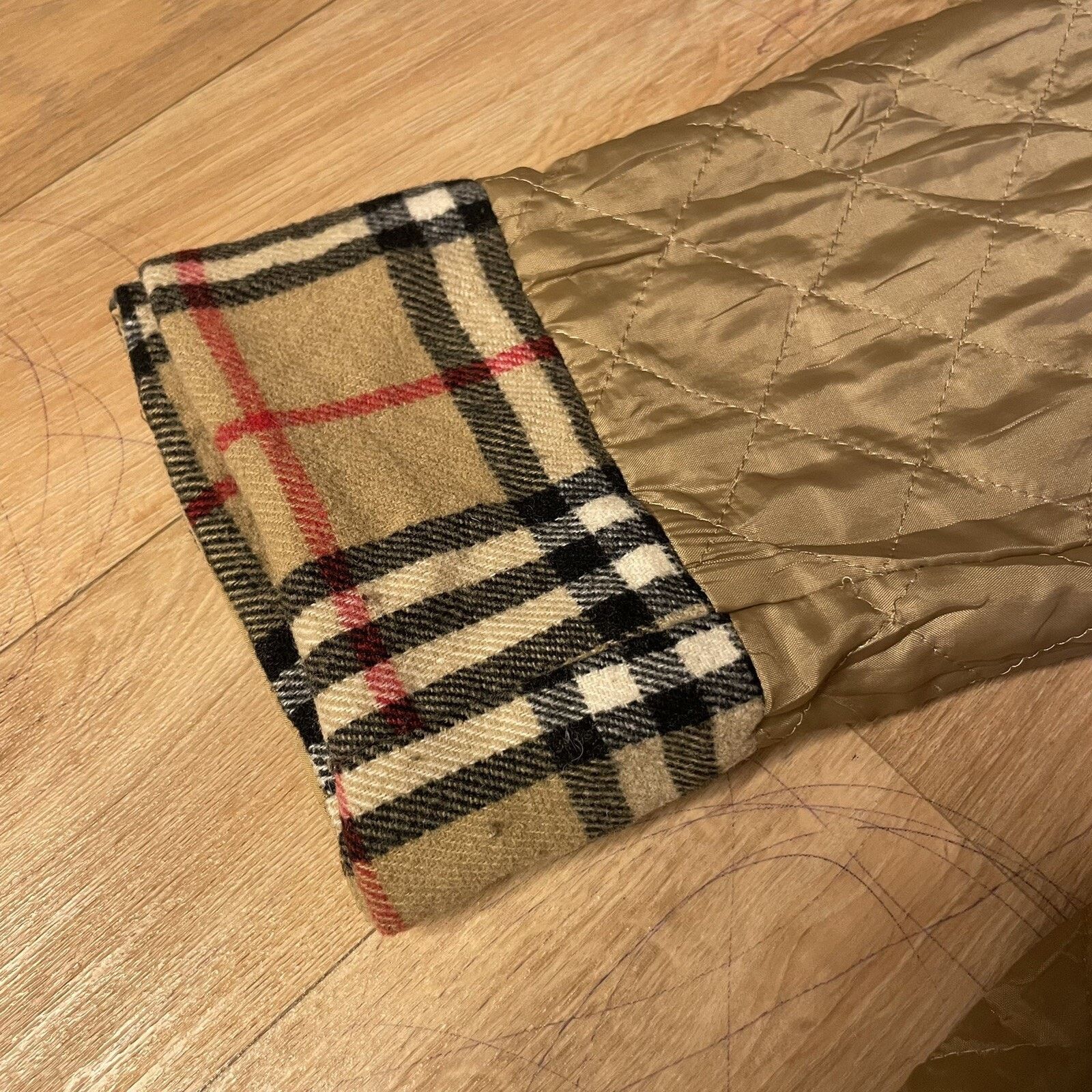 Burberry VINTAGE Burberry women jacket winter Nova Check OVERCOAT Size L / US 10 / IT 46 - 15 Thumbnail