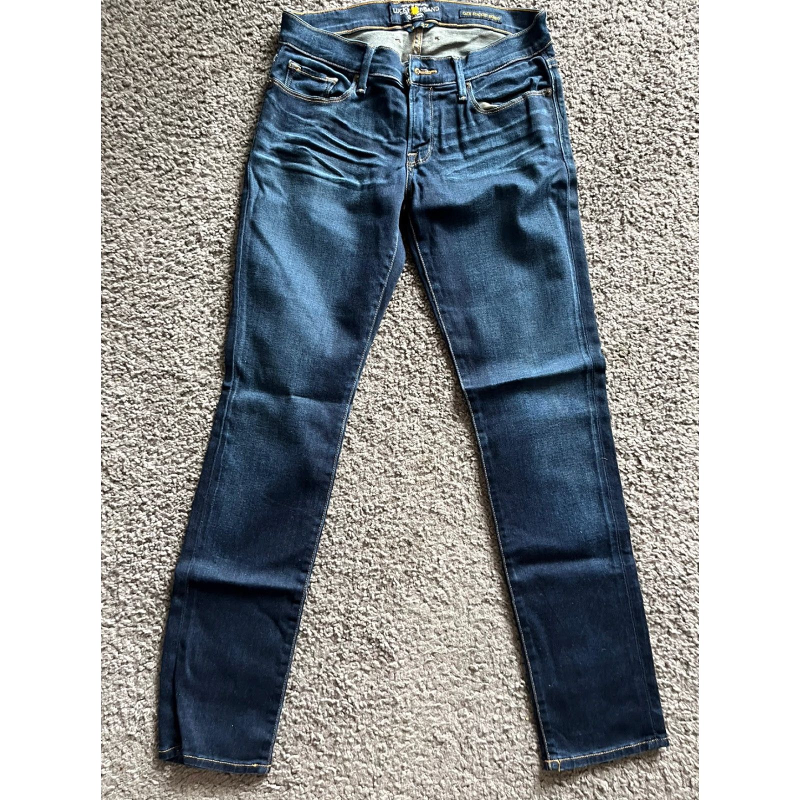 Lucky Brand Lucky Brand CATE STACKED SKINNY Women's Blue Jeans 4/27 Tag Actual 27 x 29 Size 27" / US 4 / IT 40 - 3 Thumbnail