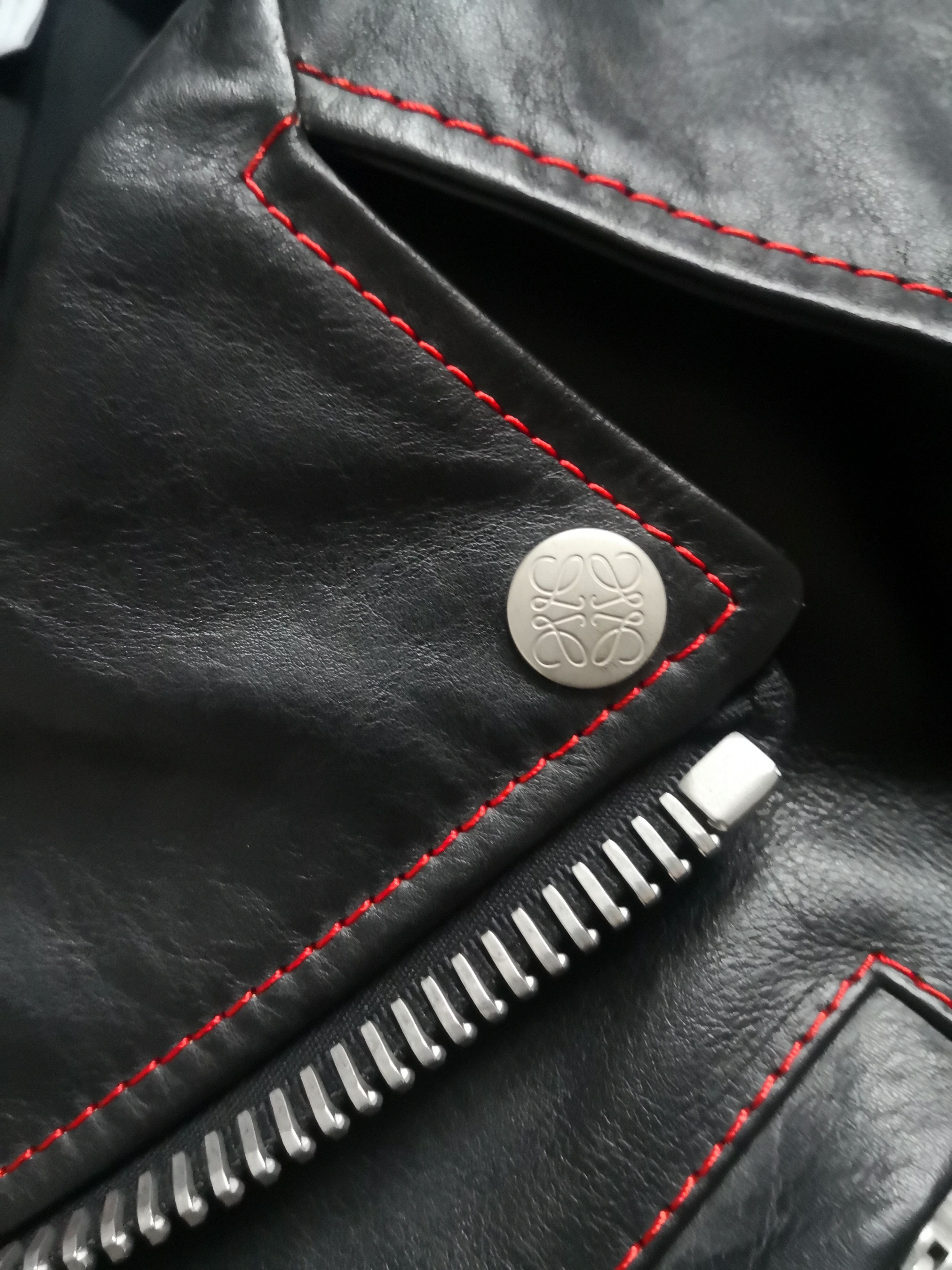 Loewe Rare Loewe William de Morgan Leather Jacket Size US M / EU 48-50 / 2 - 7 Thumbnail