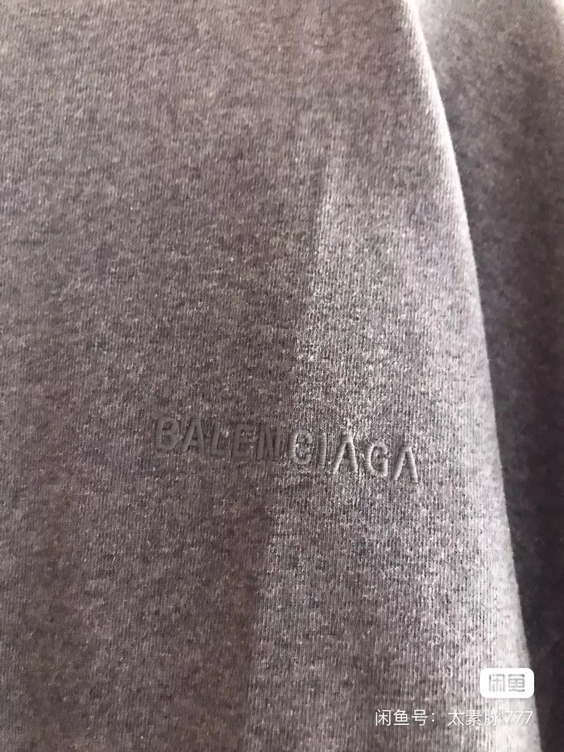 Balenciaga Balenciaga Dark gray chest logo Mangxing T-shirt Size US S / EU 44-46 / 1 - 4 Thumbnail
