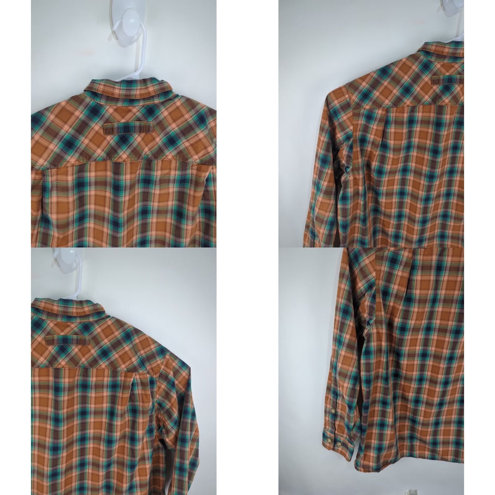 Duluth Trading Company Duluth Trading Button Front Shirt Button-Down Collar L Multicolor Plaid Cotton Relaxed Fit Men Regular XS? Not allowed. Size US L / EU 52-54 / 3 - 9 Thumbnail