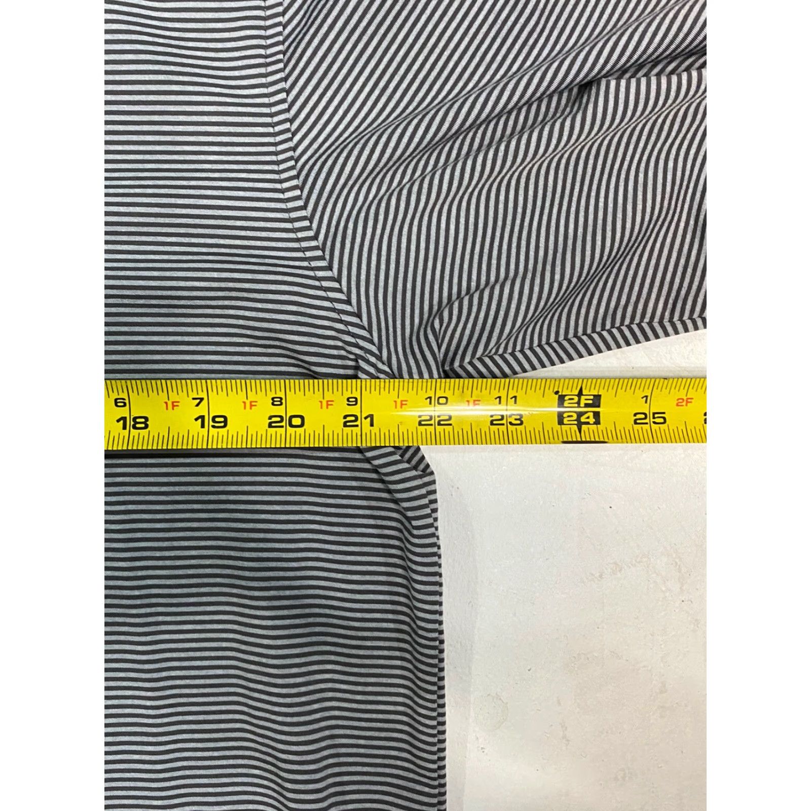 Footjoy Footjoy Mens Polo Shirt Striped Polyester Size Large Black Gray Striped Polo Shirt Mens Size US L / EU 52-54 / 3 - 4 Thumbnail