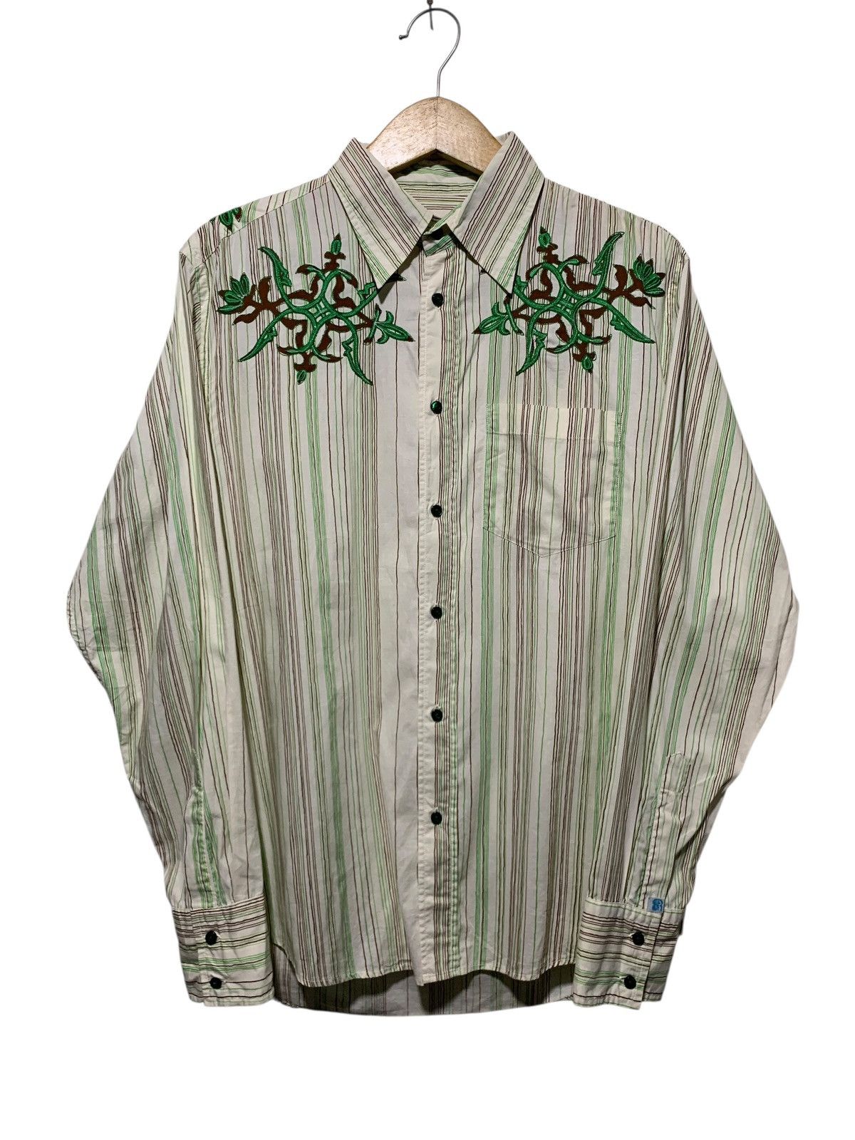 291295=Homme 2000s 291295=Homme tribal western shirt Size US M / EU 48-50 / 2 - 1 Thumbnail