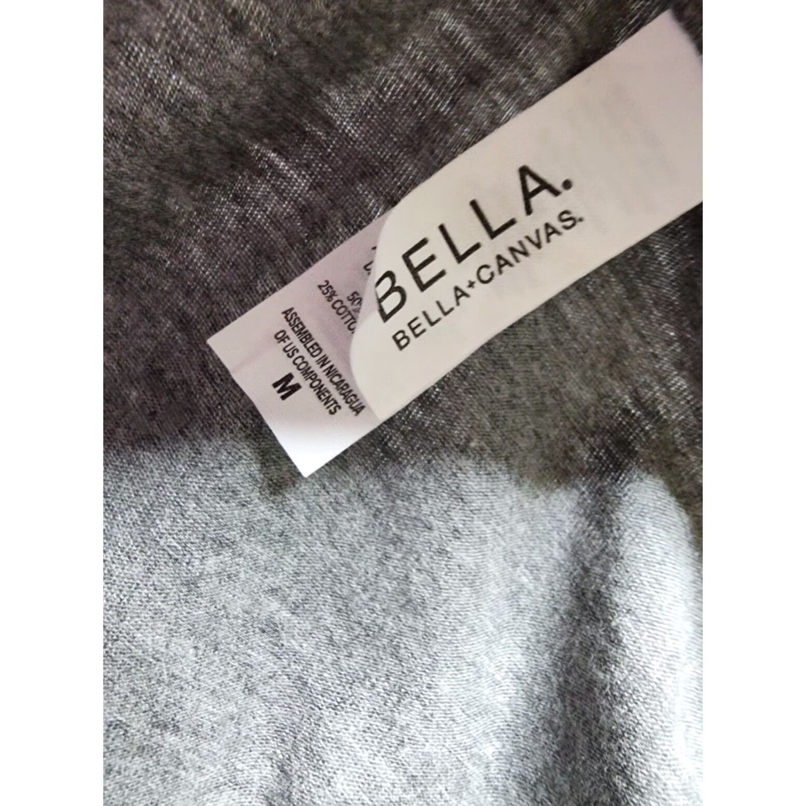 Vintage Bella + Canvas Funny Donkey Graphic Print Women's Gray Short Sleeve T Shirt Medium Size M / US 6-8 / IT 42-44 - 4 Thumbnail