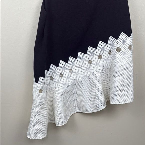 Jonathan Simkhai Jonathan Simkhai Black Sleeveless Top with white asymmetrica Size L / US 10 / IT 46 - 5 Thumbnail