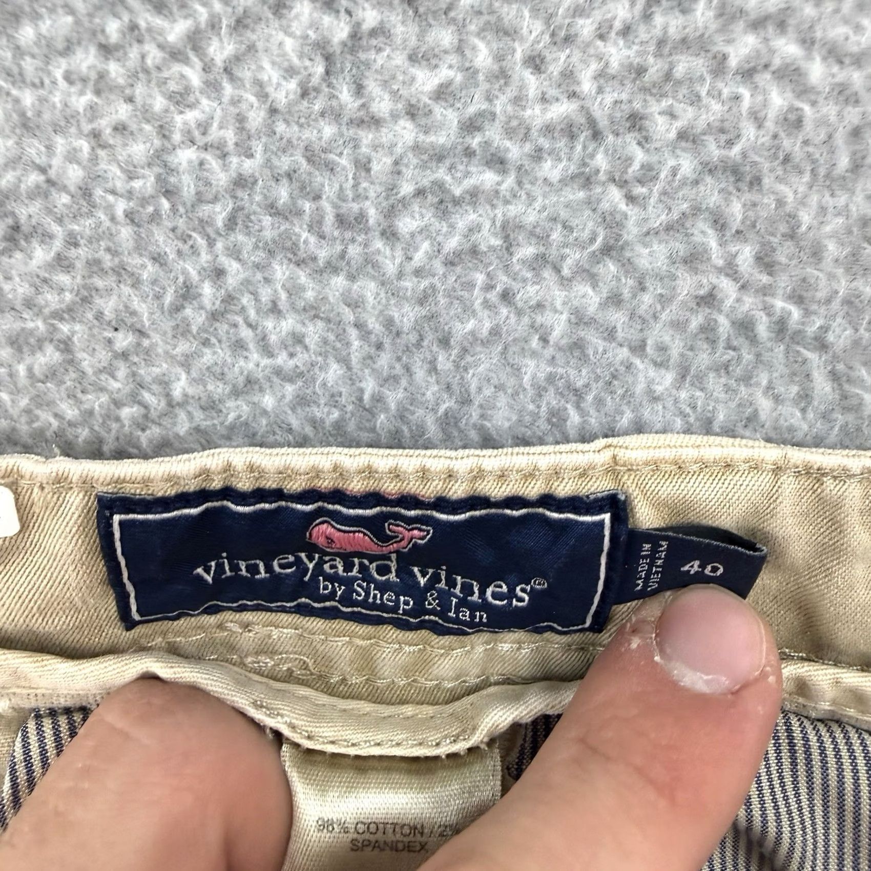 Vineyard Vines Vineyard Vines Mens Shorts Khaki Tan Stretch Cotton Size 38 Chino Pocket Logo Classic Casual Summer Mens Size US 38 / EU 54 - 6 Thumbnail