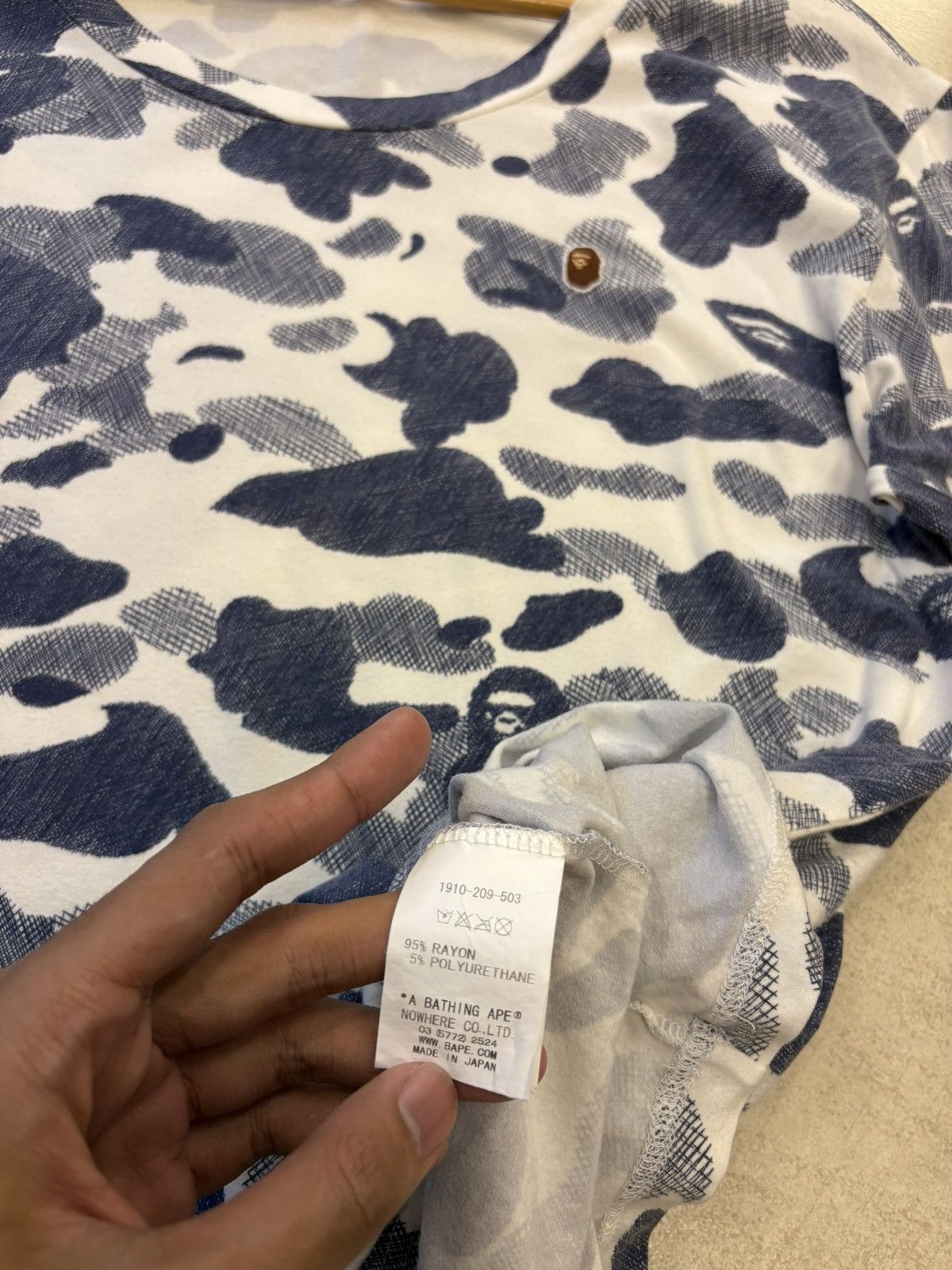Bape Vintage A Bathing Ape Fullprint Shirt 🔥 Size M / US 6-8 / IT 42-44 - 4 Thumbnail