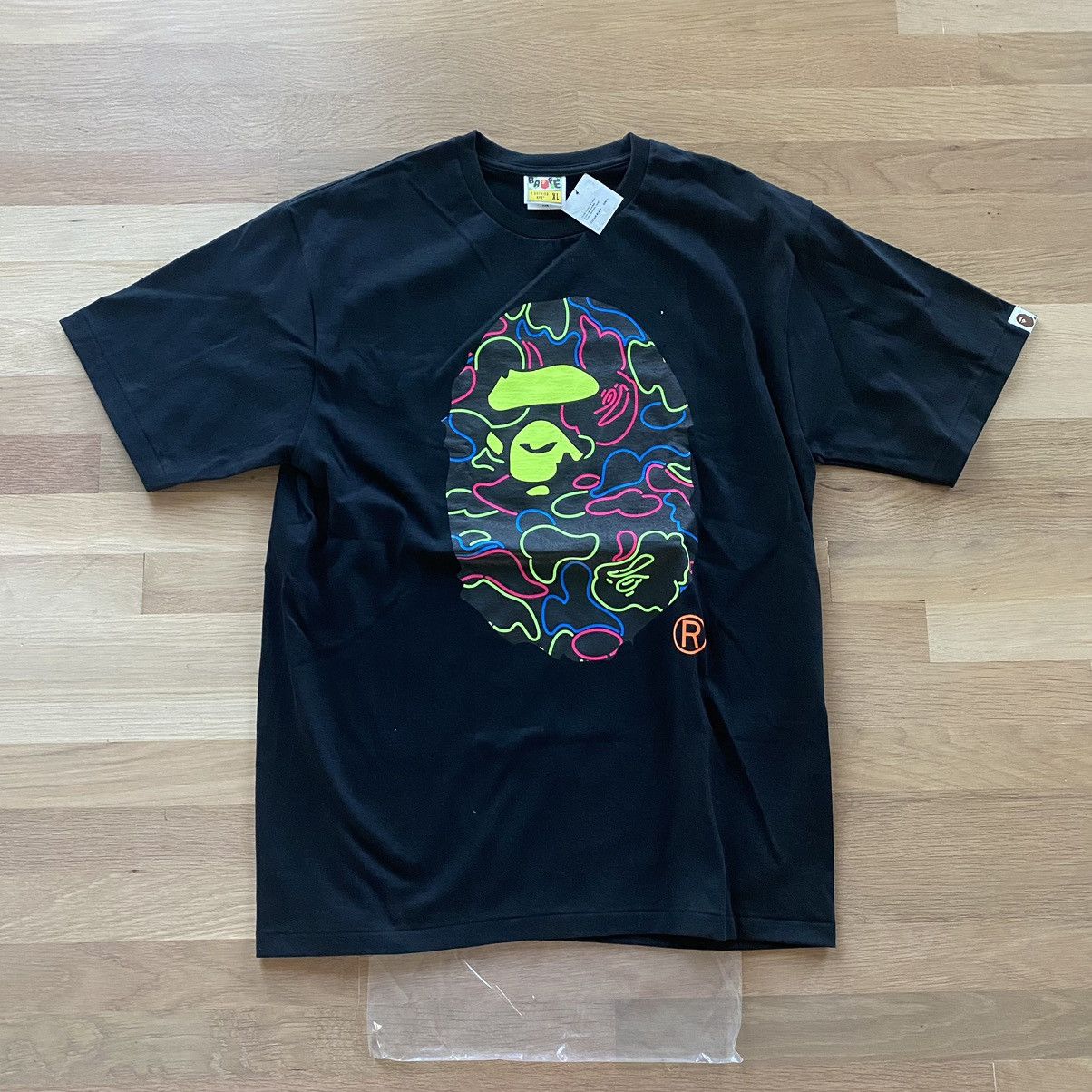 Bape BAPE Dover Street Market DSM Fluro Rebellion Tee Size US XL / EU 56 / 4 - 2 Thumbnail