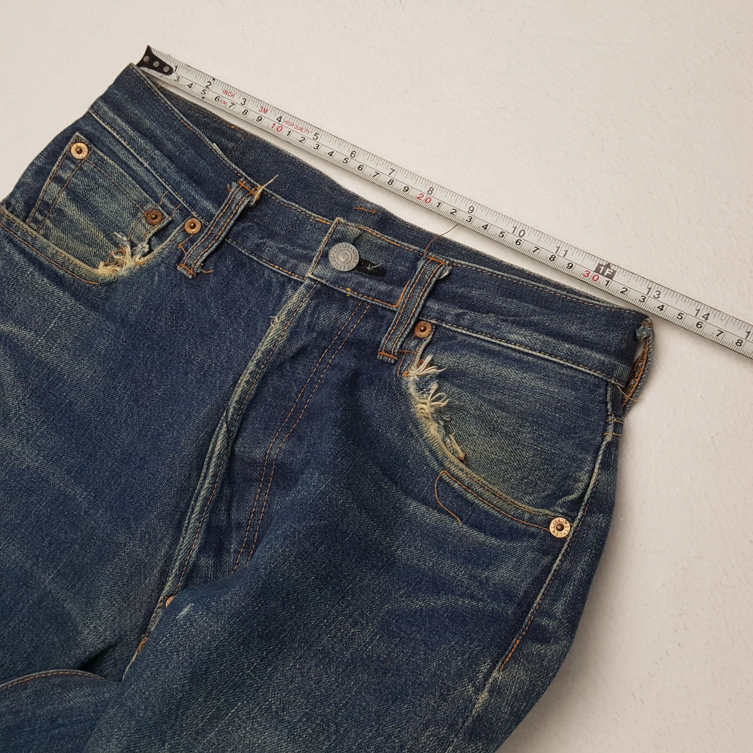 Evisu × Japanese Brand × Vintage EVIS Japanese Brand Streetwear Custom Daicock Style Jeans Size US 26 / EU 42 - 7 Thumbnail
