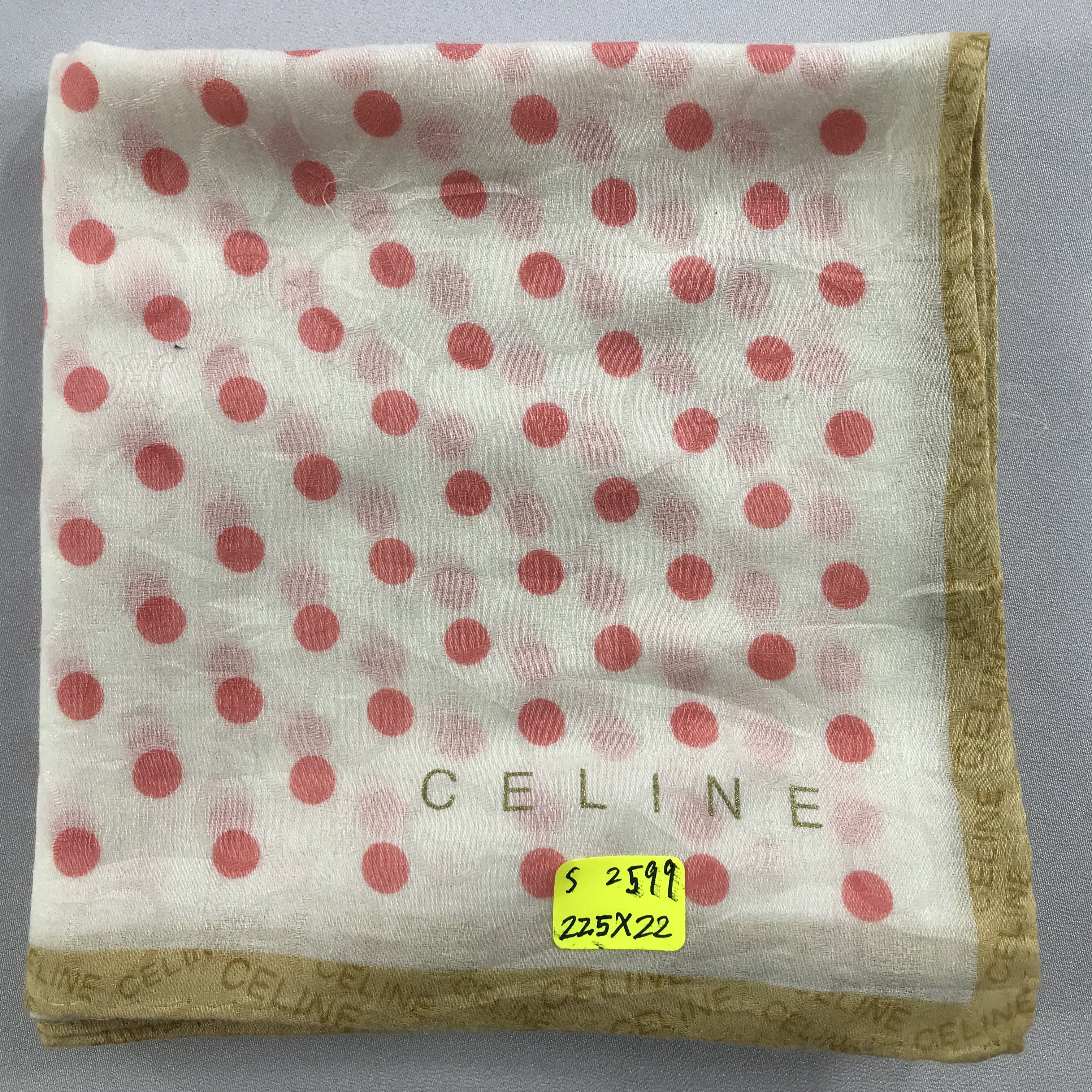 Celine × Vintage Celine Bandana / Handkerchief / Neckerchief - S2599 Size ONE SIZE - 4 Thumbnail
