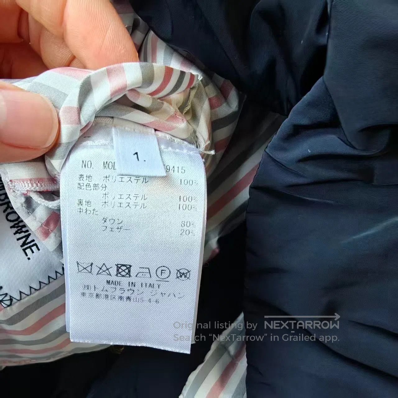 Thom Browne Thom Browne 4-Bar Long Down Jacket. Size US S / EU 44-46 / 1 - 7 Thumbnail