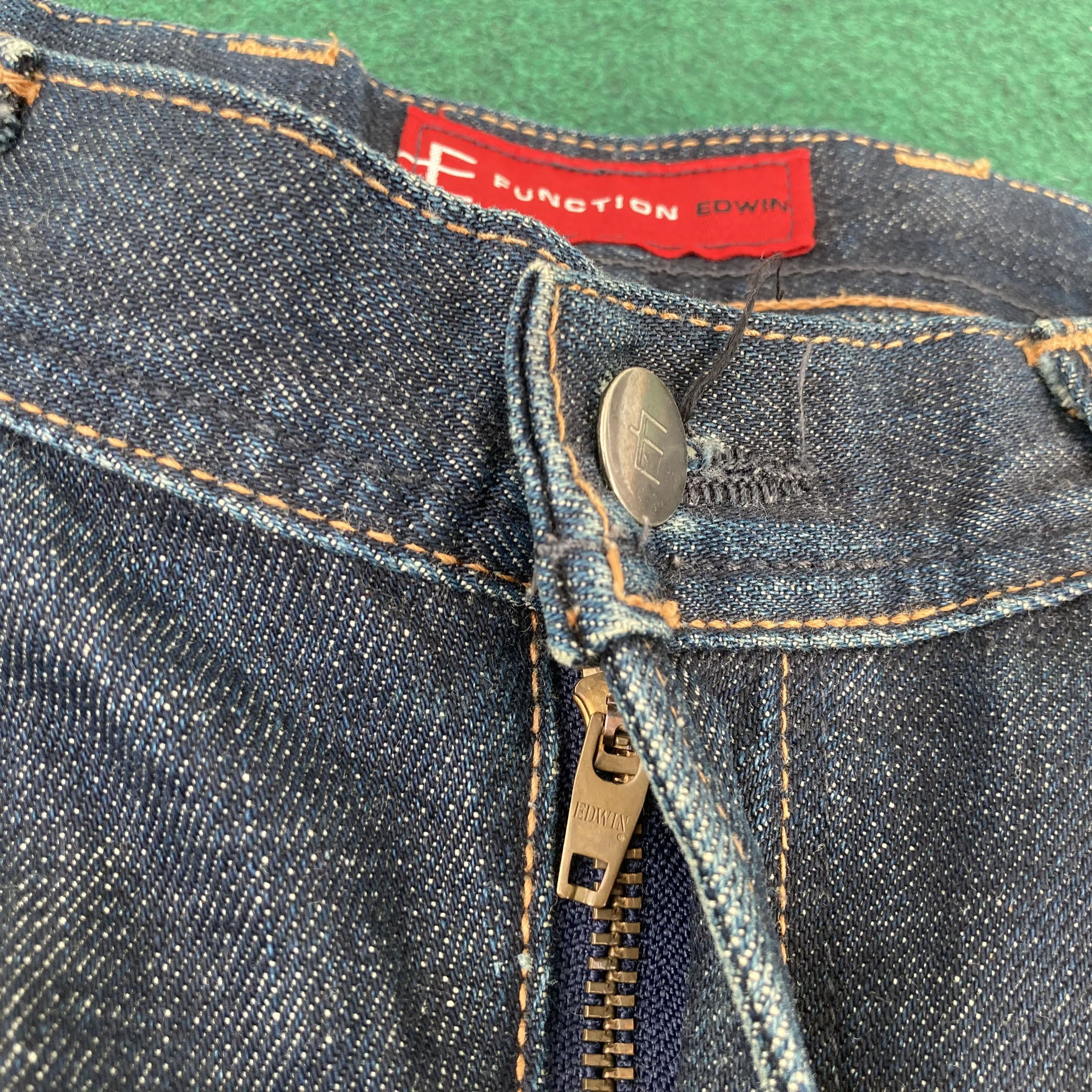 Edwin × Japanese Brand × Vintage 30x34 Vtg Edwin EFunction Denim Zipper Engineered Jeans Size US 30 / EU 46 - 4 Thumbnail