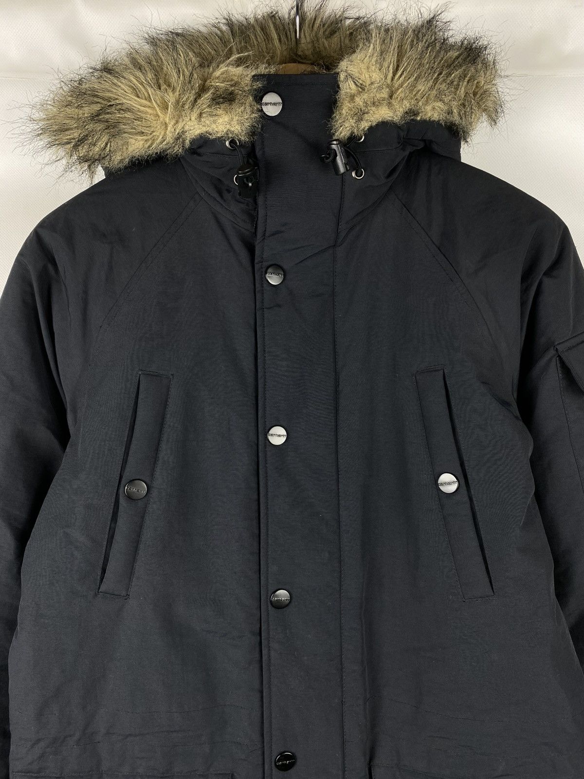 Carhartt Carhartt Vintage Men’s Padded Hooded Parka Jacket Size S Fur Size US S / EU 44-46 / 1 - 7 Thumbnail