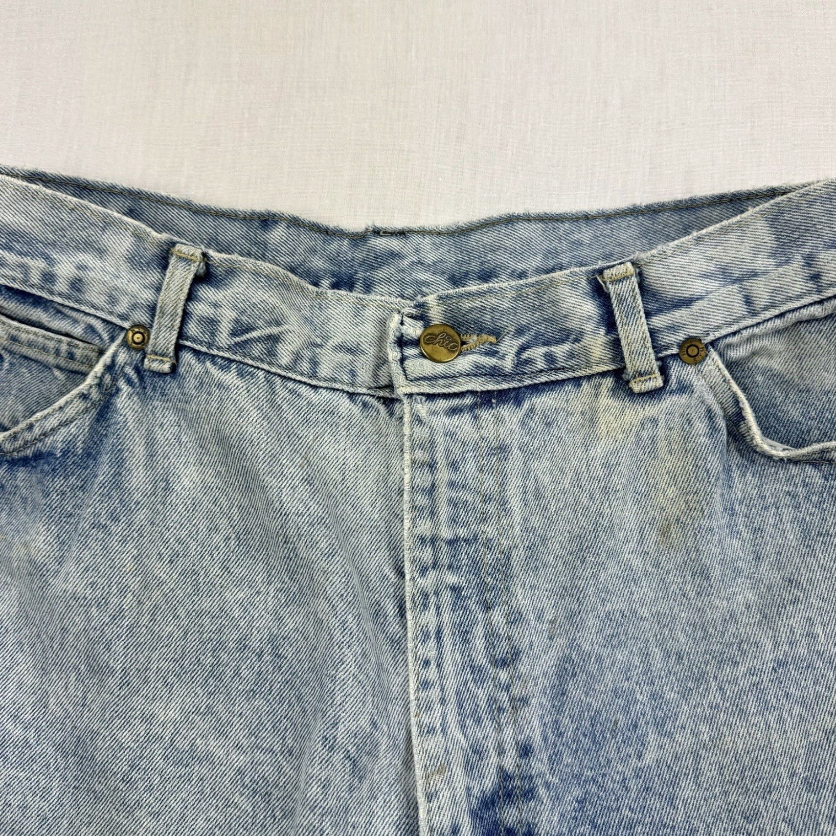 Vintage VINTAGE Chic Jeans Womens 16 Blue High Waist Mom Jeans USA Chic Regular Jeans 16 Womens Boyfriend? Size 38" / US 16 / IT 52 - 3 Thumbnail