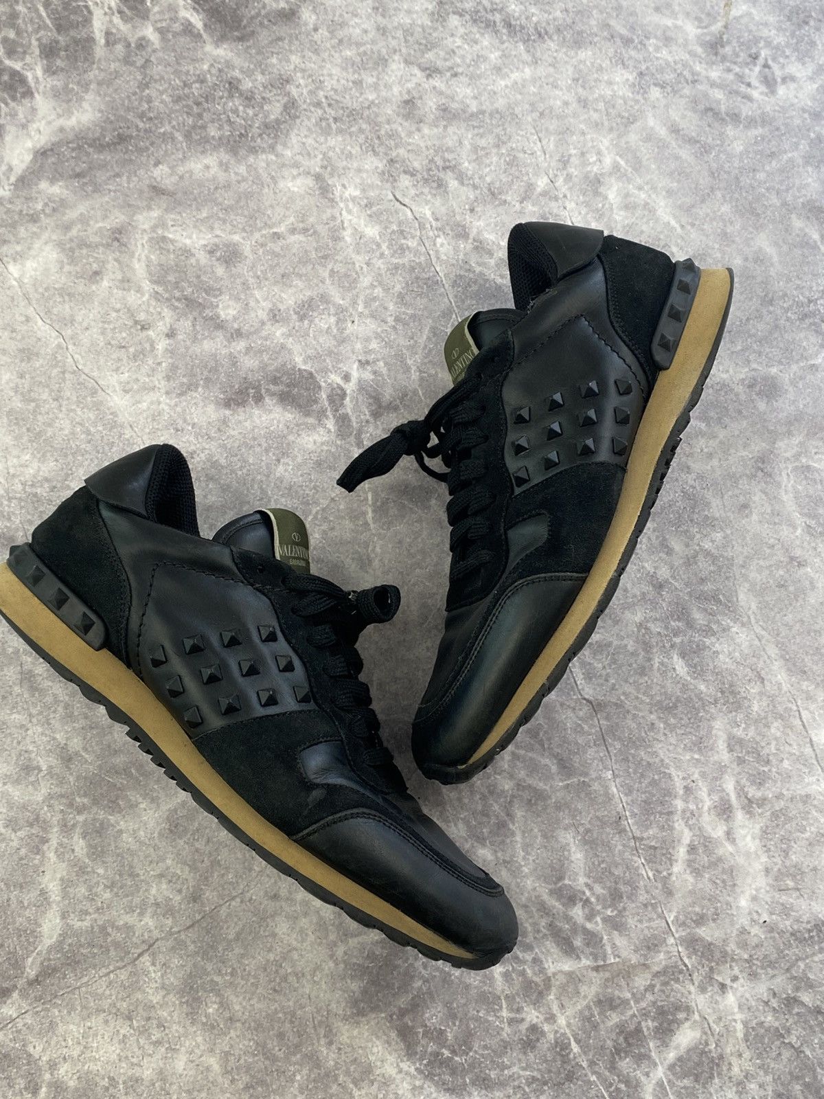 Valentino Valentino Rockrunner Black Sneakers Size: 43 Size US 10 / EU 43 - 11 Thumbnail