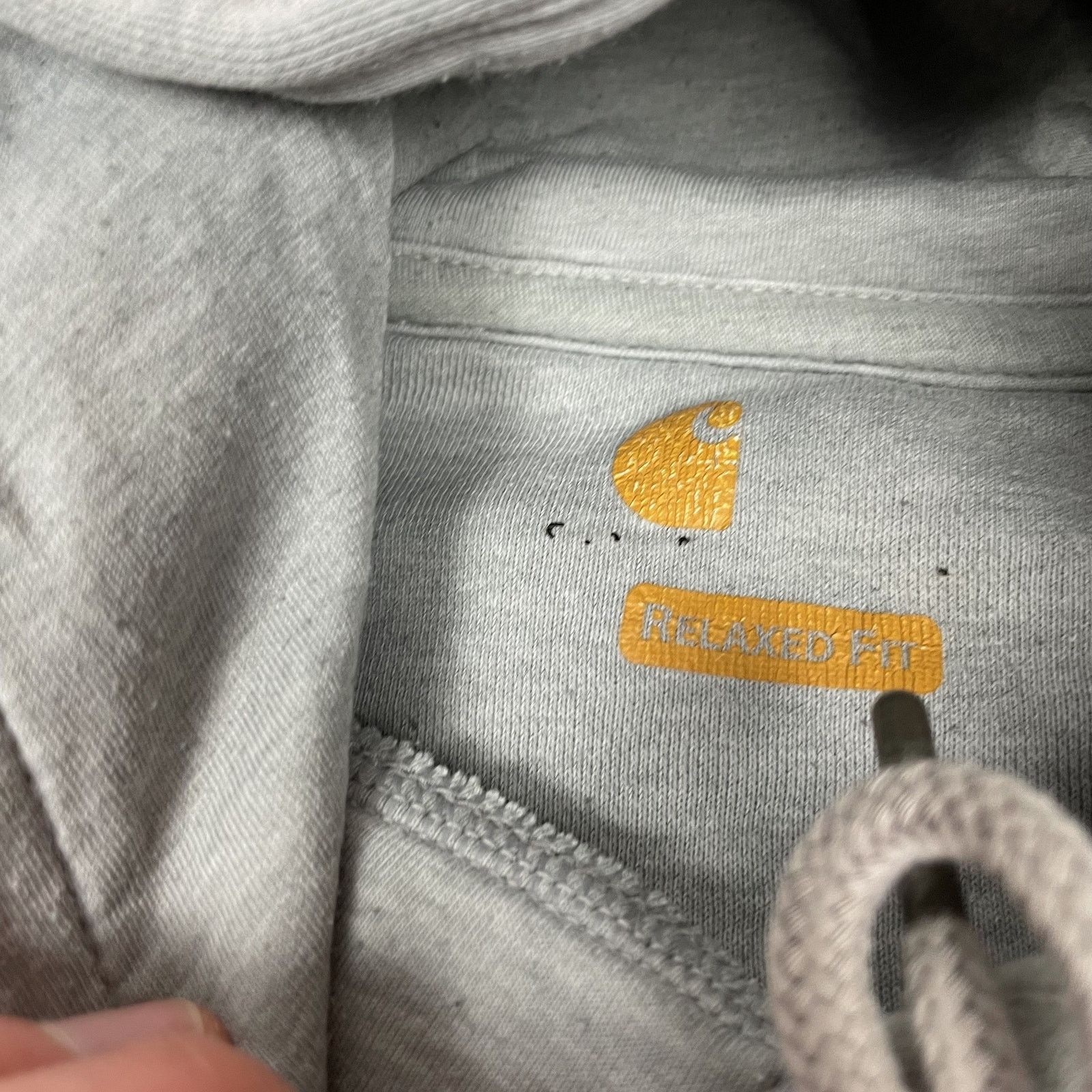 Carhartt × Vintage Carhartt Women's Gray Cotton Long Sleeve Hoodie Small (4-6) Size S / US 4 / IT 40 - 8 Thumbnail