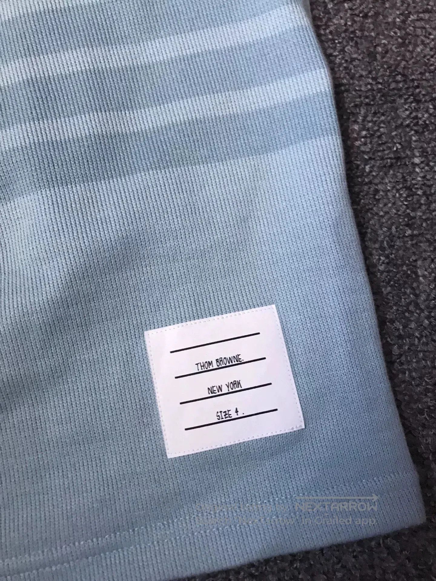 Thom Browne Thom Browne Light Blue Cotton Shorts. Size US 26 / EU 42 - 3 Thumbnail