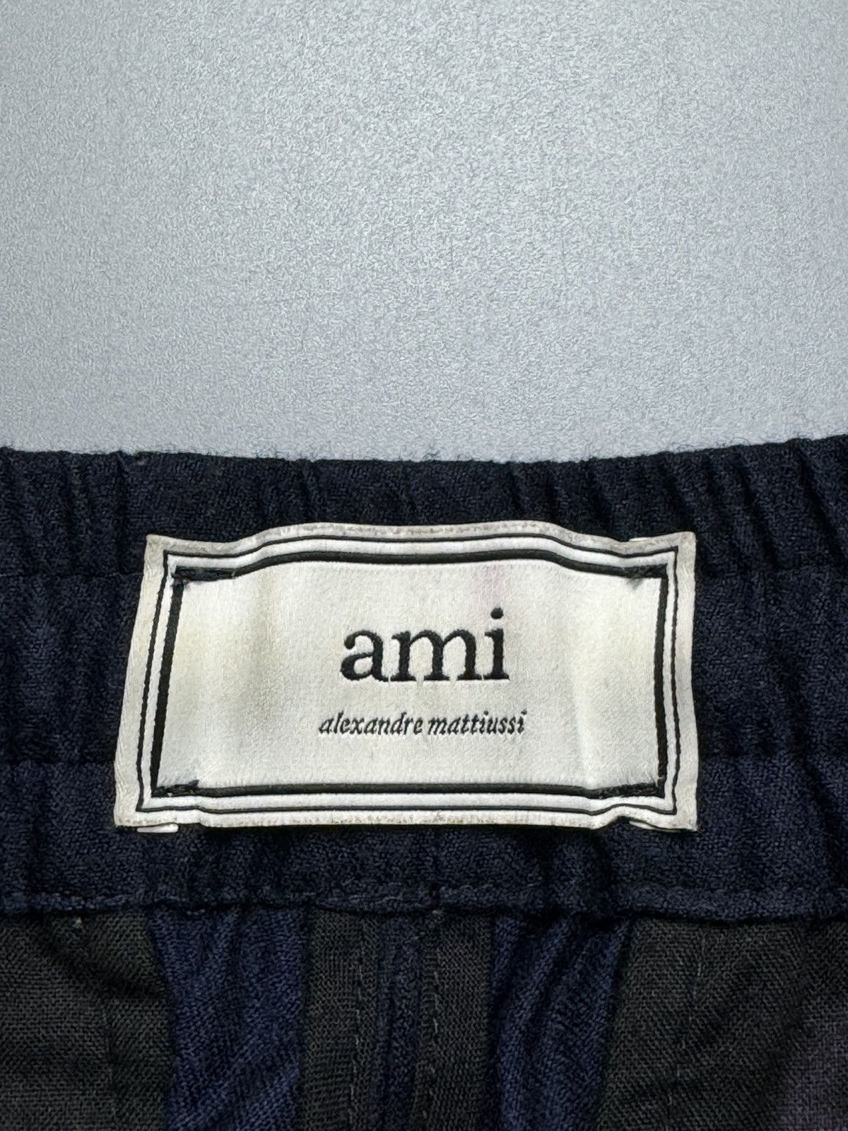 AMI AMI - Alexandre Mattiussi Wool Cropped Trouser Pants Size US 28 / EU 44 - 7 Thumbnail