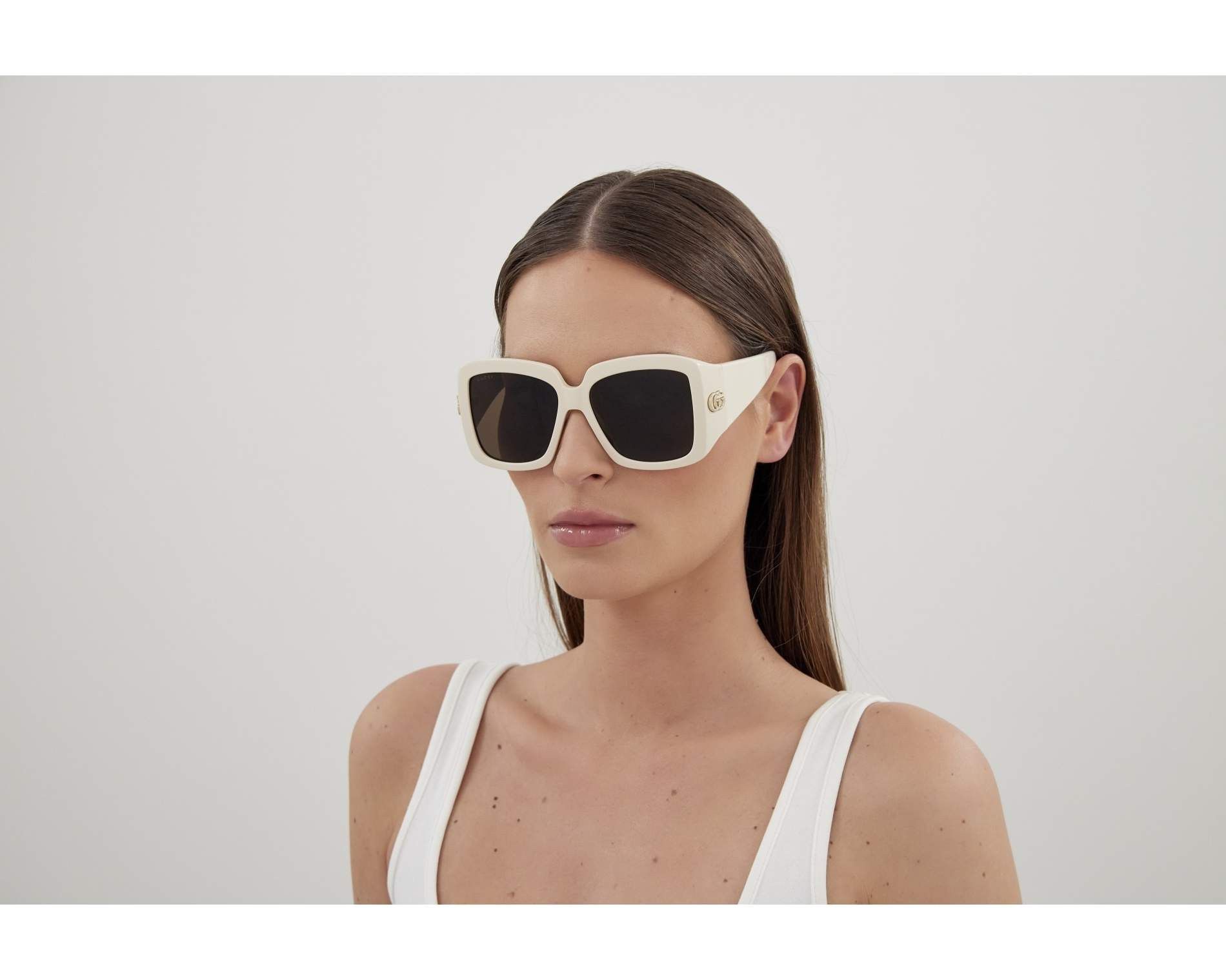 Gucci NEW GUCCI GG1402S-004 Ivory White Size ONE SIZE - 4 Thumbnail