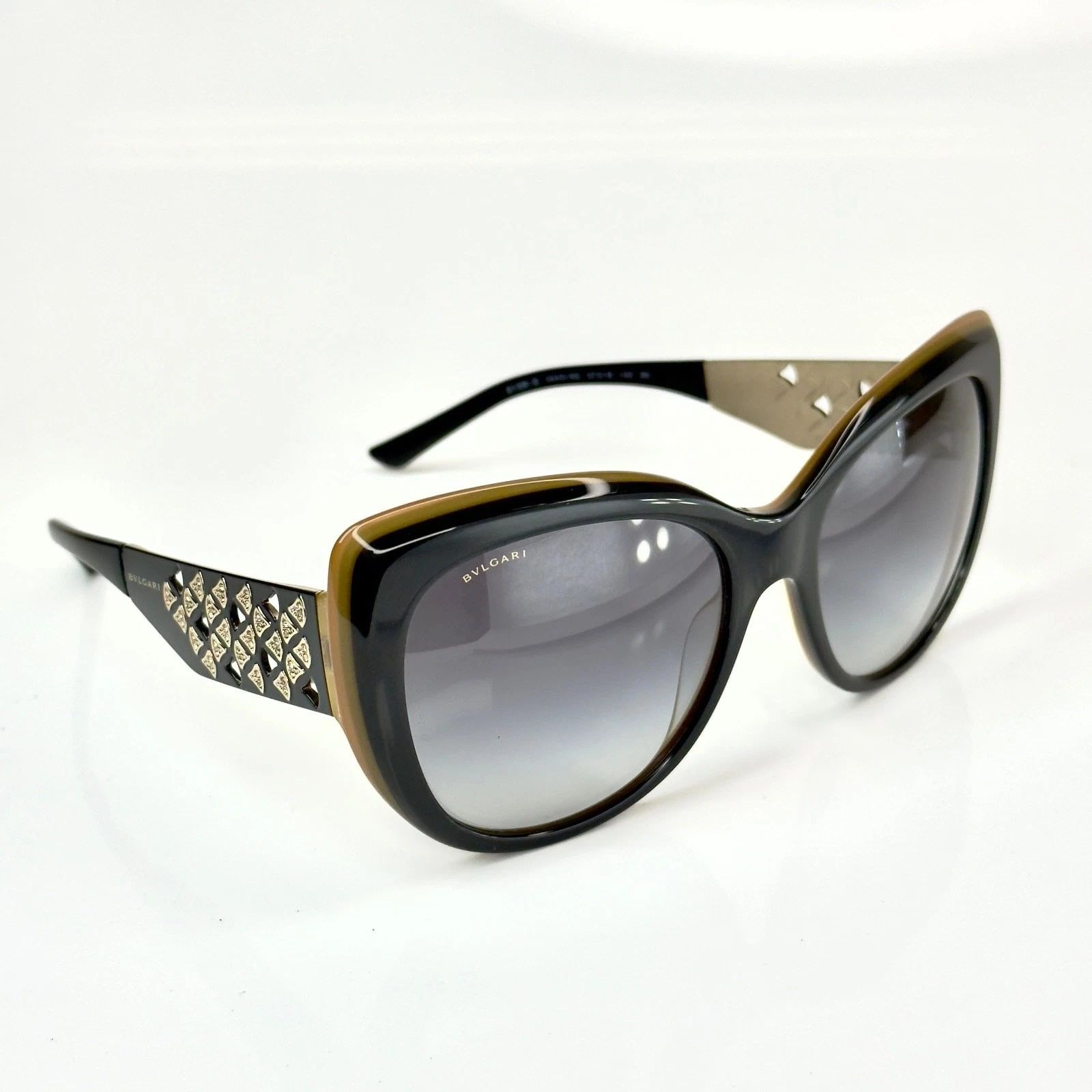 Bvlgari BULGARI BV8198B 8198 DIVAS DREAM TRILAYER Black Sunglasses Size ONE SIZE - 7 Thumbnail