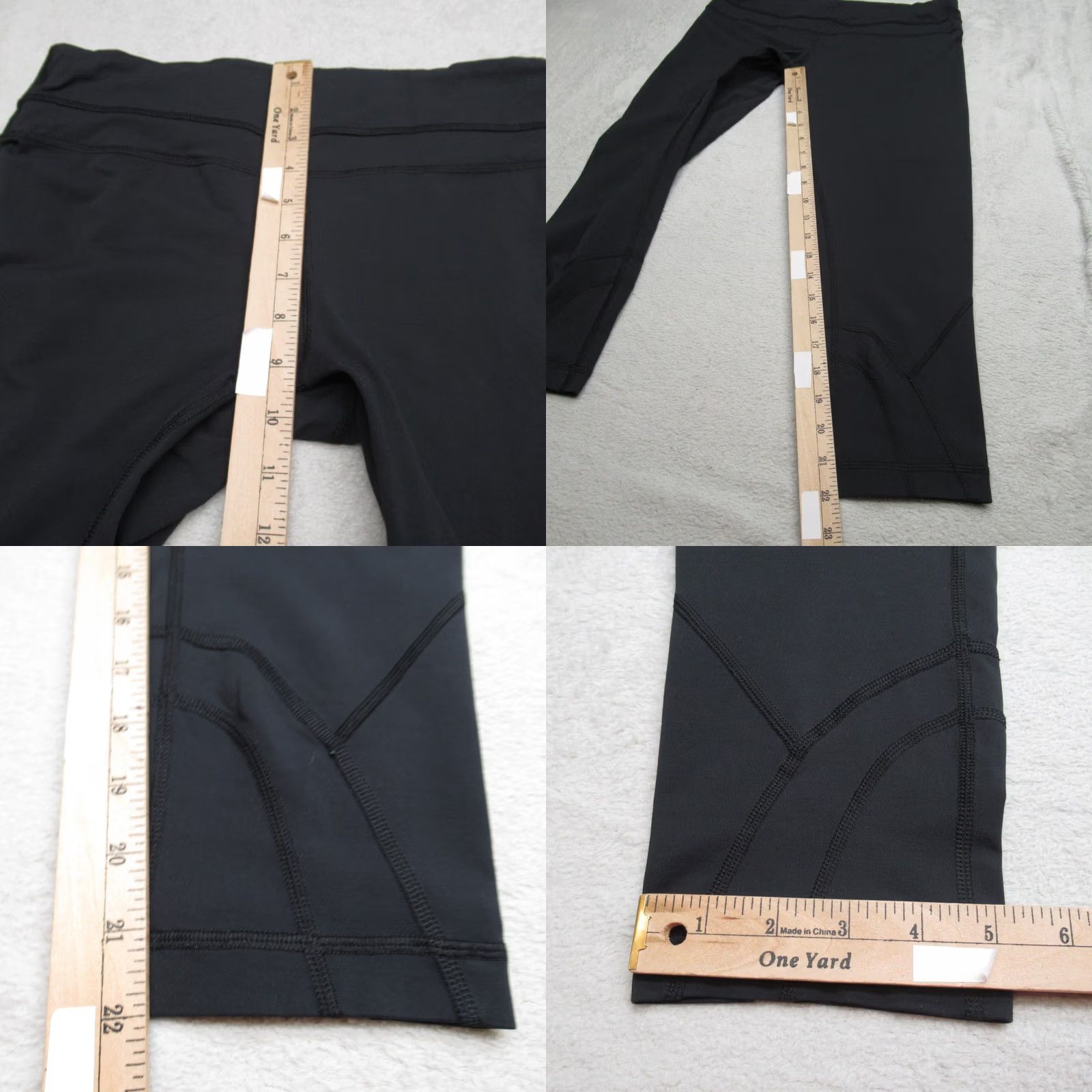 Lululemon Lululemon Womens Pants Black Capri Pockets Activewear Yoga 10 22" Size 32" / US 10 / IT 46 - 9 Thumbnail
