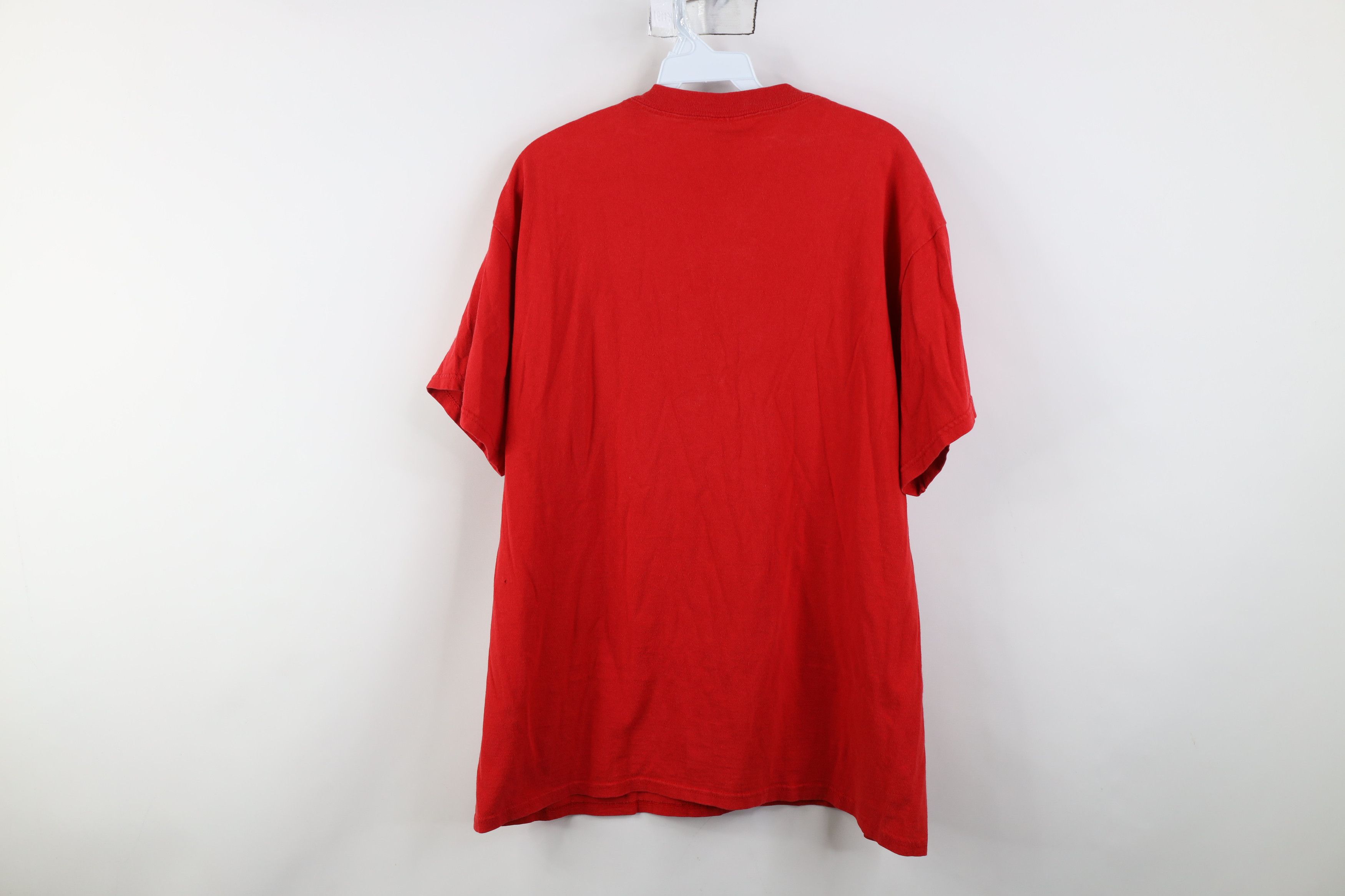 Vintage Vintage 90s Y2K Streetwear Tribal Dragon T-Shirt Red Size US L / EU 52-54 / 3 - 13 Thumbnail