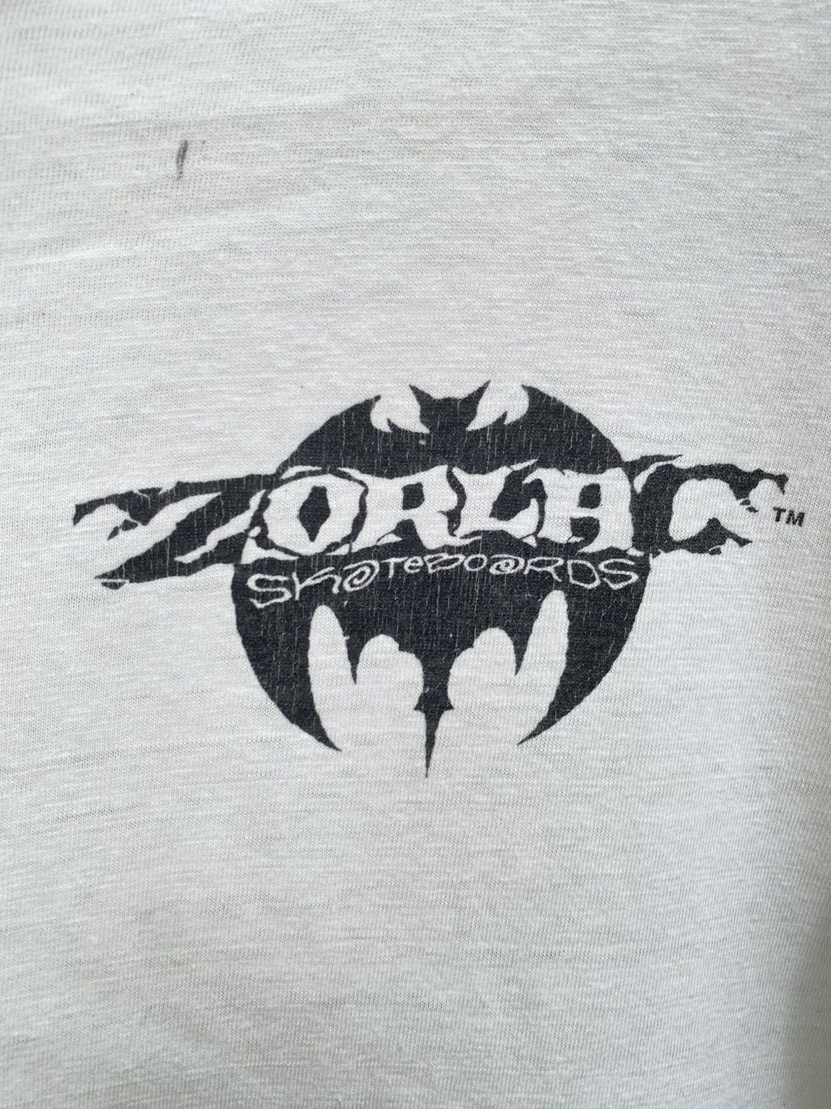 Vintage Vintage Zorlac Skateboards Skull Spider Web Pushead Size US M / EU 48-50 / 2 - 5 Thumbnail
