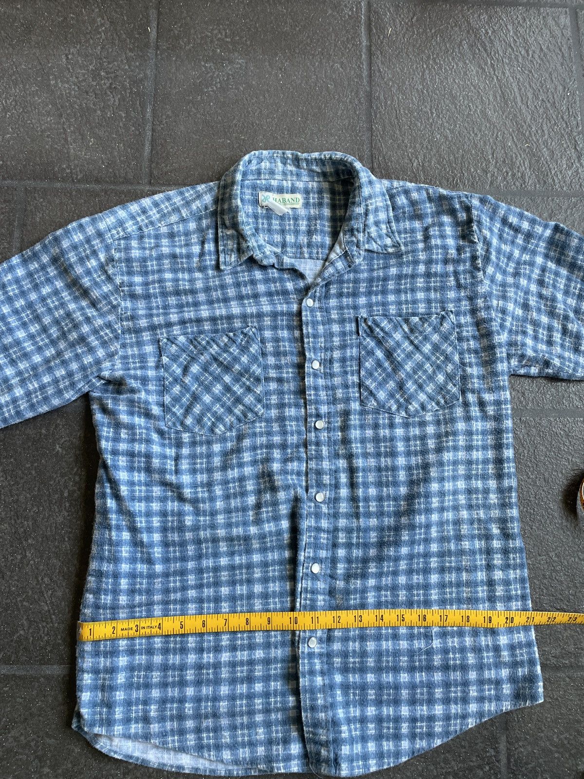 Haband Vintage Haband Blue Flannel Size US L / EU 52-54 / 3 - 4 Thumbnail