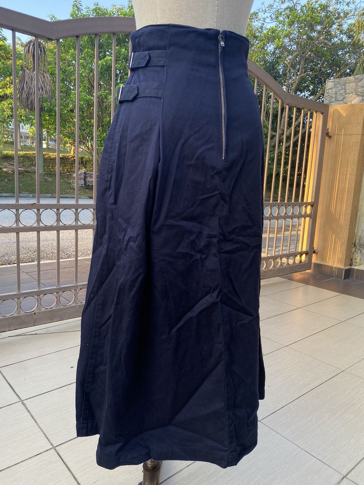 Issey Miyake vintage IS issey miyake sport by tsumori chisato navy skirt Size 26" / US 2 / IT 38 - 3 Thumbnail