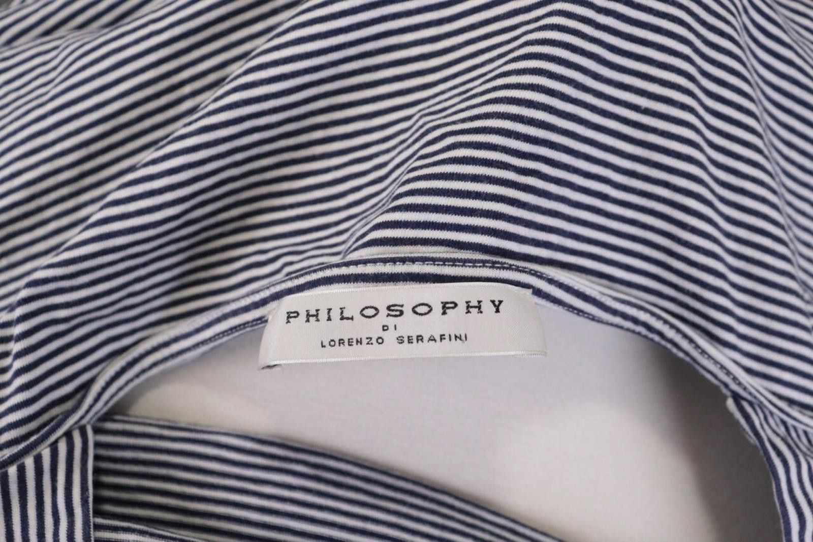 Alberta Ferretti Philosophy Alberta Ferretti Blue Shirt Size I 42 / USA 6 Size M / US 6-8 / IT 42-44 - 11 Thumbnail