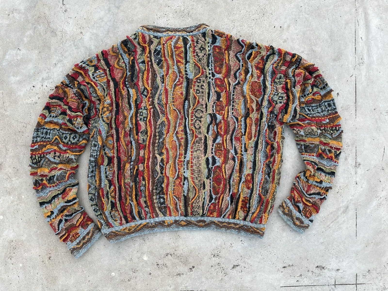 Coogi Crazy Rare Vintage 90s Coogi Classic Heavy knit sweater Size US XL / EU 56 / 4 - 7 Thumbnail
