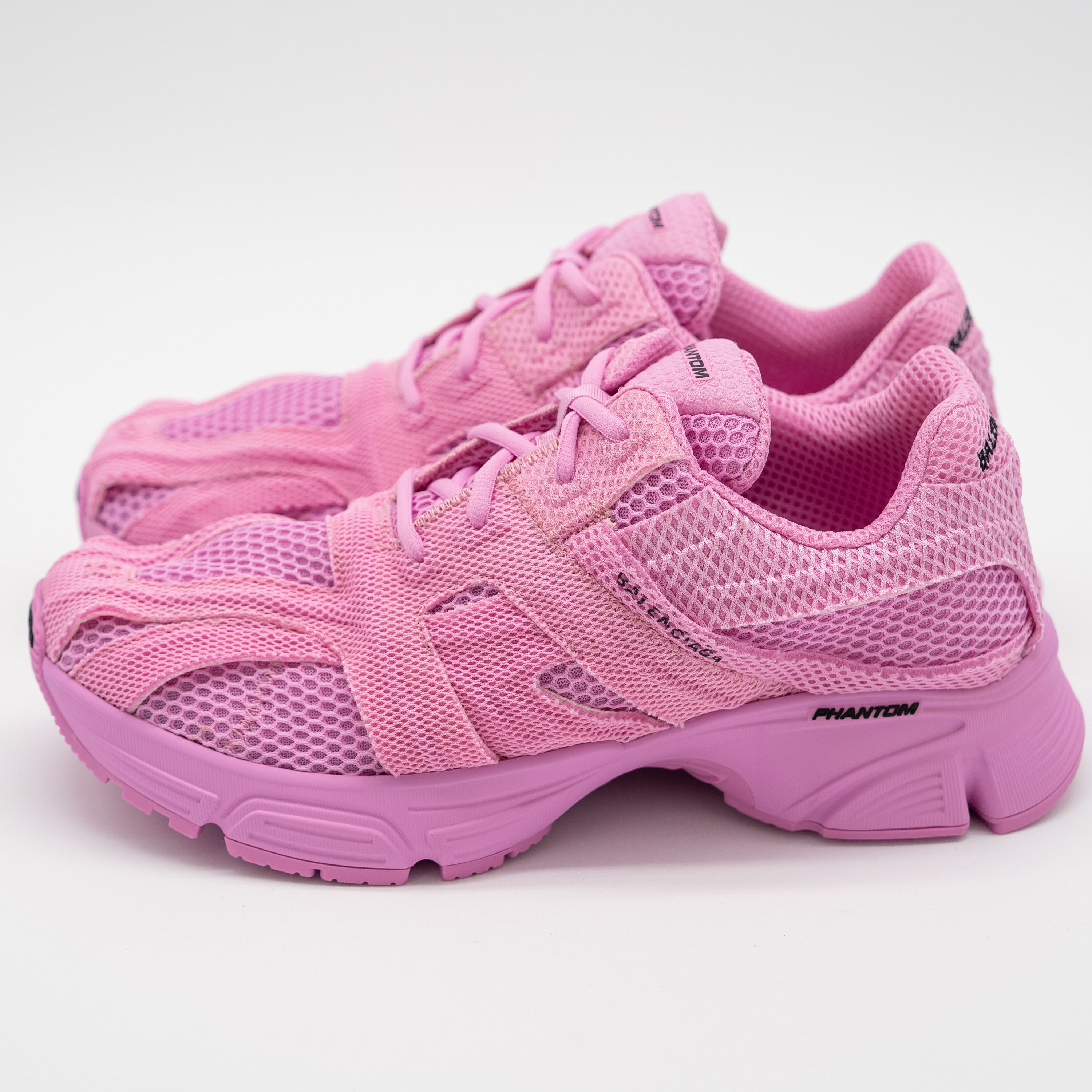 Balenciaga 42 EU / 12 US Balenciaga Phantom Sneakers Pink Mesh Size US 12 / IT 42 - 4 Thumbnail