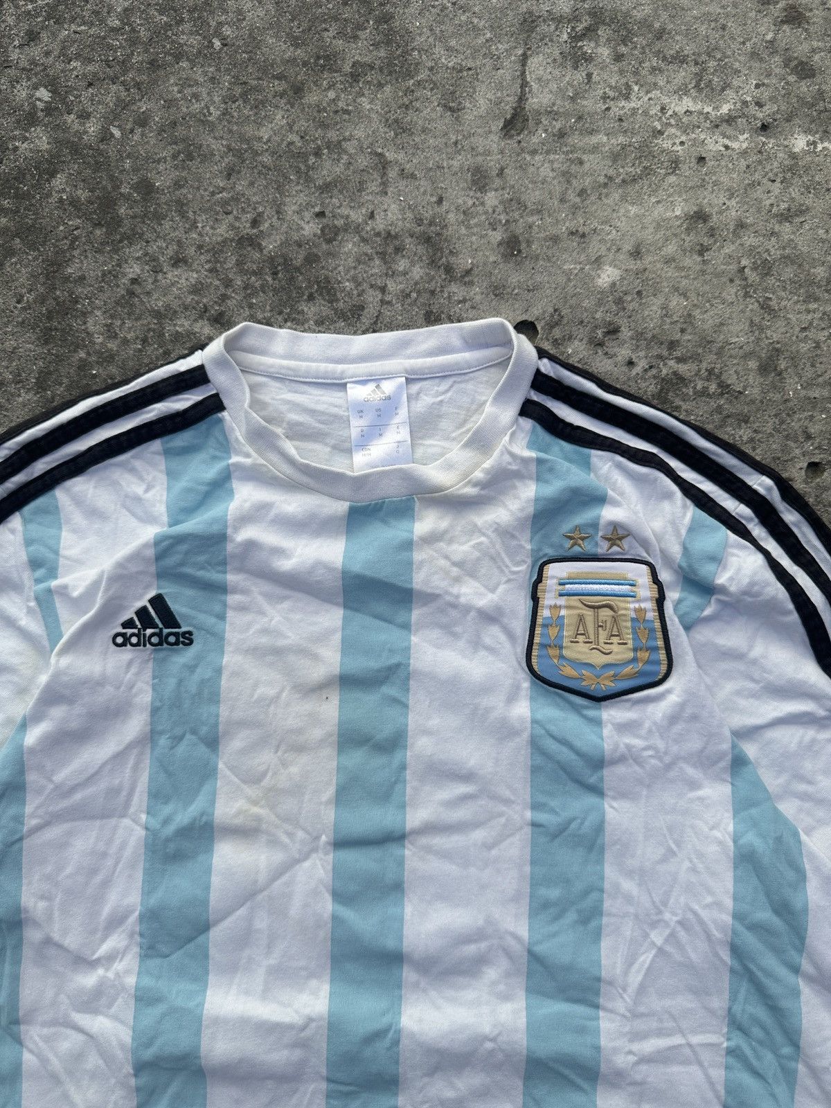 Adidas Adidas Messi 10 Argentina Soccer Jersey Blokecore Logo M Tee Size US M / EU 48-50 / 2 - 4 Thumbnail