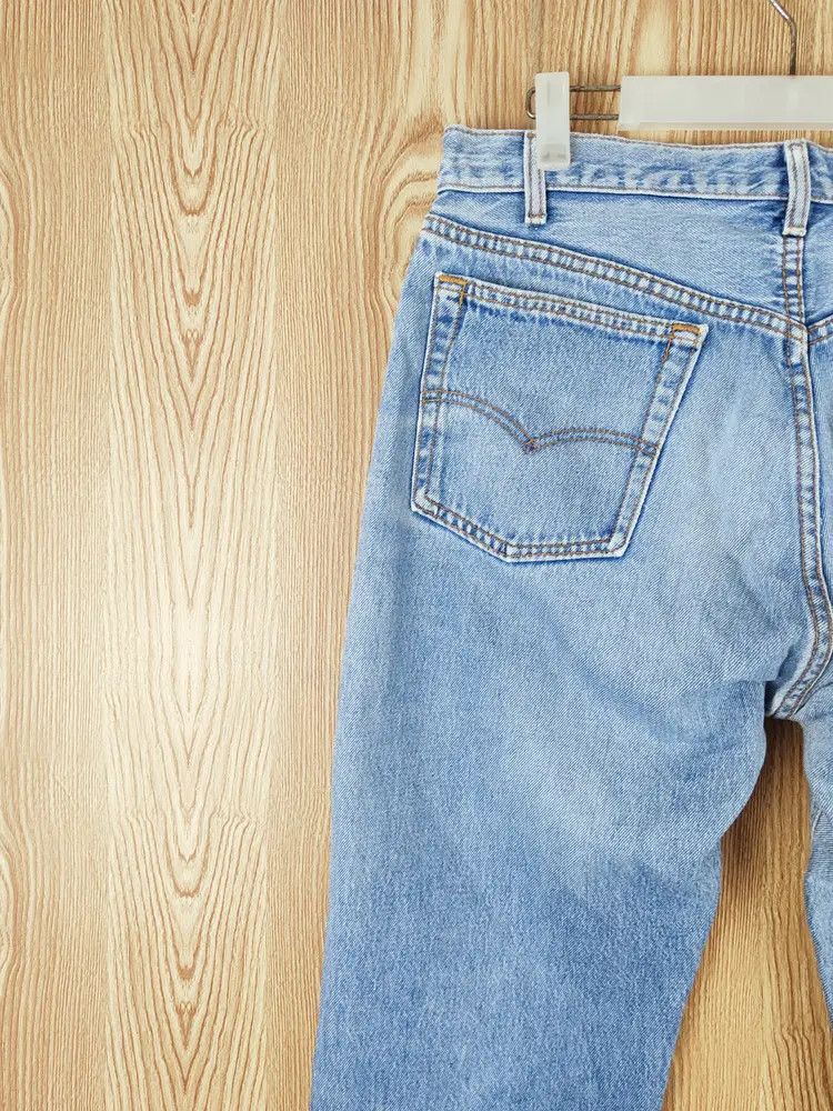 Levi's D Levi's R Vintage Blue Distressed Ripped Jeans #S2701 Size US 32 / EU 48 - 10 Thumbnail