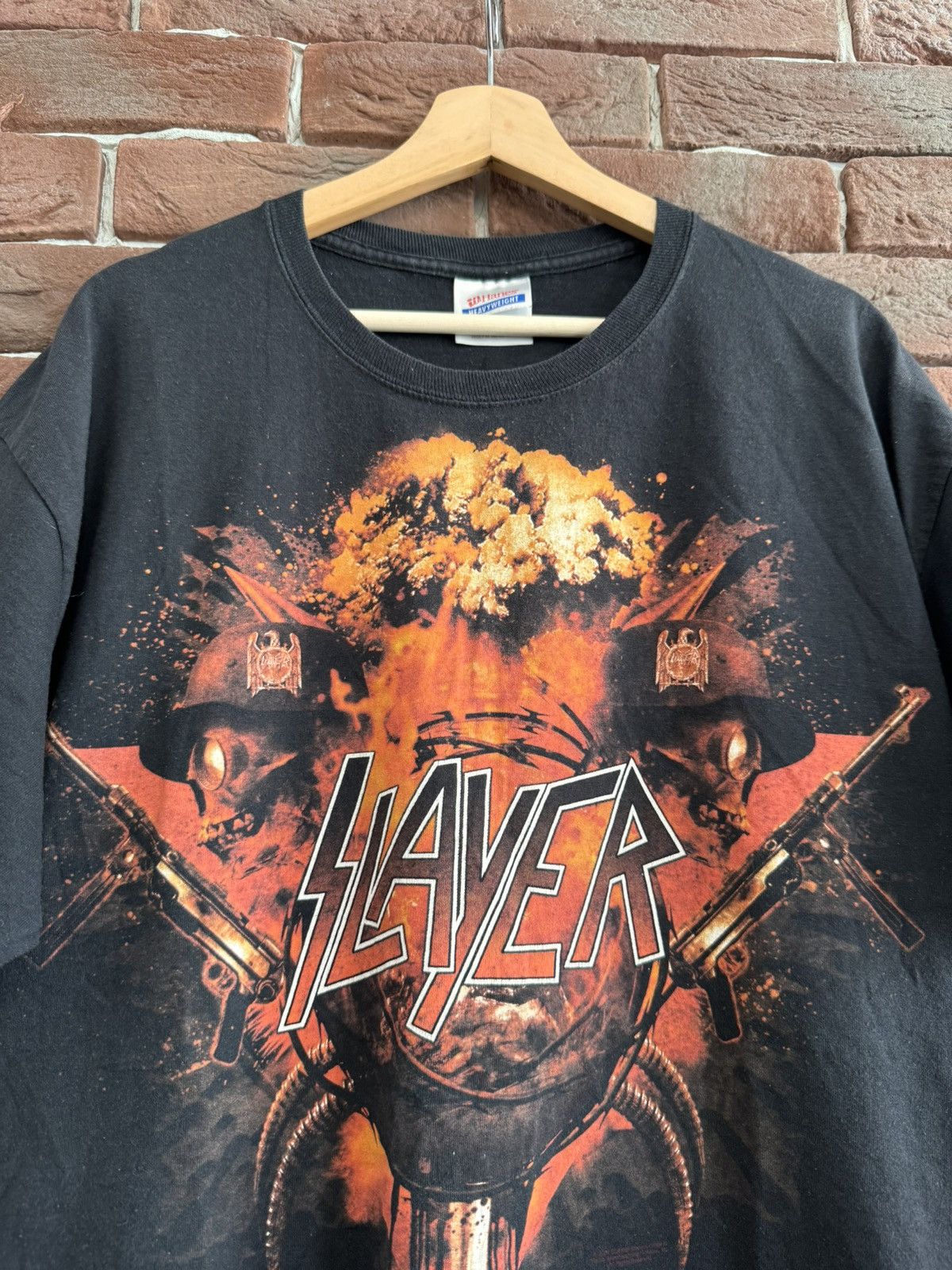 Band Tees Vintage 00s Slayer Heavy Metal Band T Shirt Divine Rare XL Size US XL / EU 56 / 4 - 3 Thumbnail