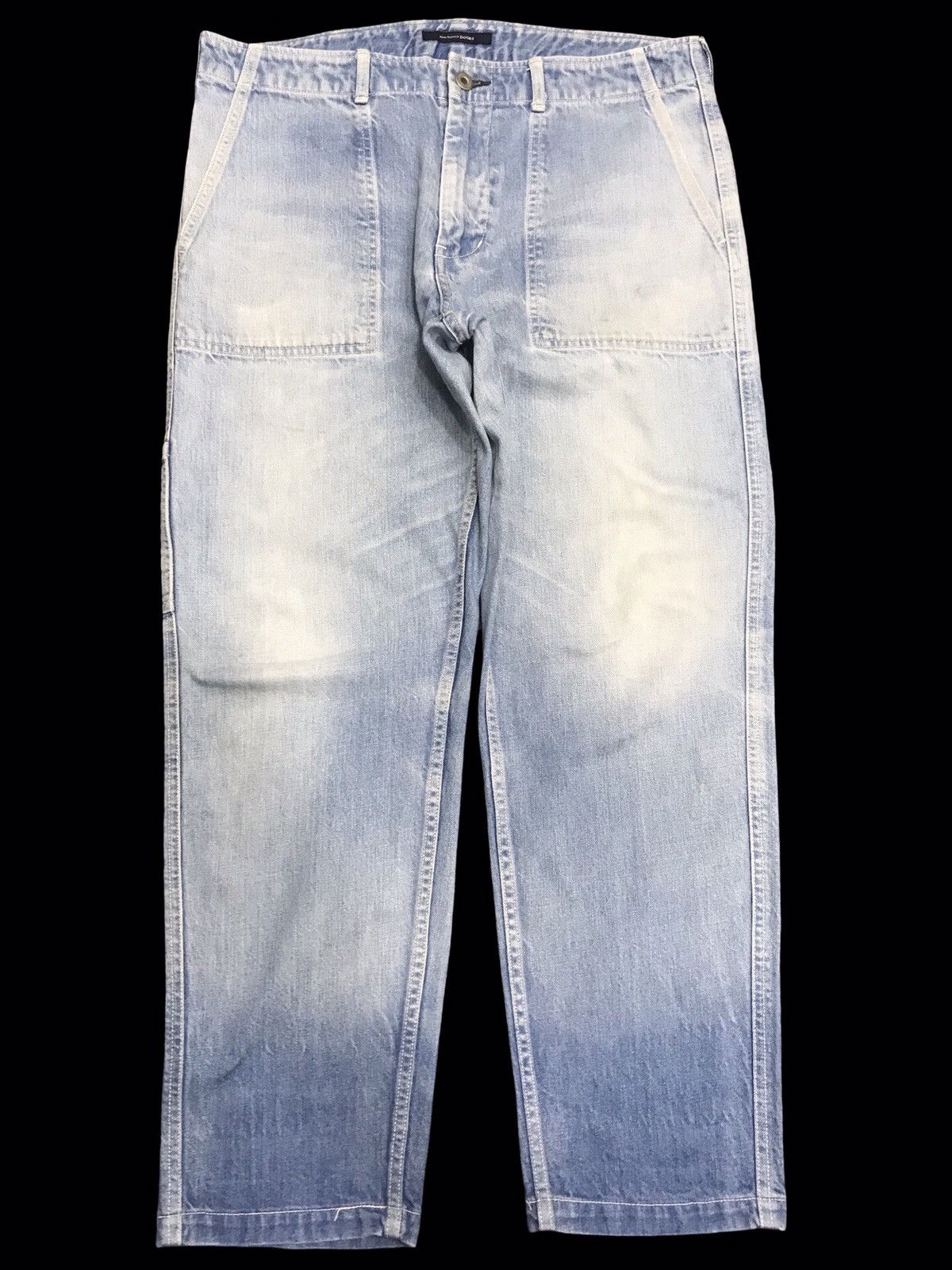 Japanese Brand × URBAN RESEARCH DOORS 💥90s Style💥URBAN RESEARCH BAKER TAPERED CROPPED DENIM F375 Size US 33 - 1 Thumbnail