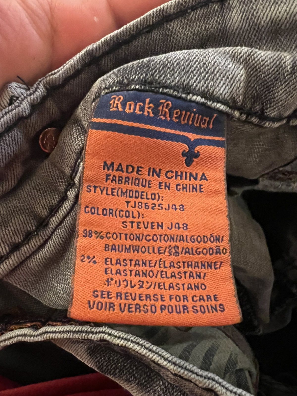 Japanese Brand × Rock Revival Rock Revival Steven Straight Size 38 Jeans Size US 38 / EU 54 - 18 Thumbnail