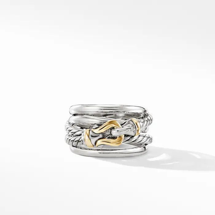 David Yurman o1s1wg111025 R14362 / Size 7/ Buckle Ring in Silver Size ONE SIZE - 2 Thumbnail